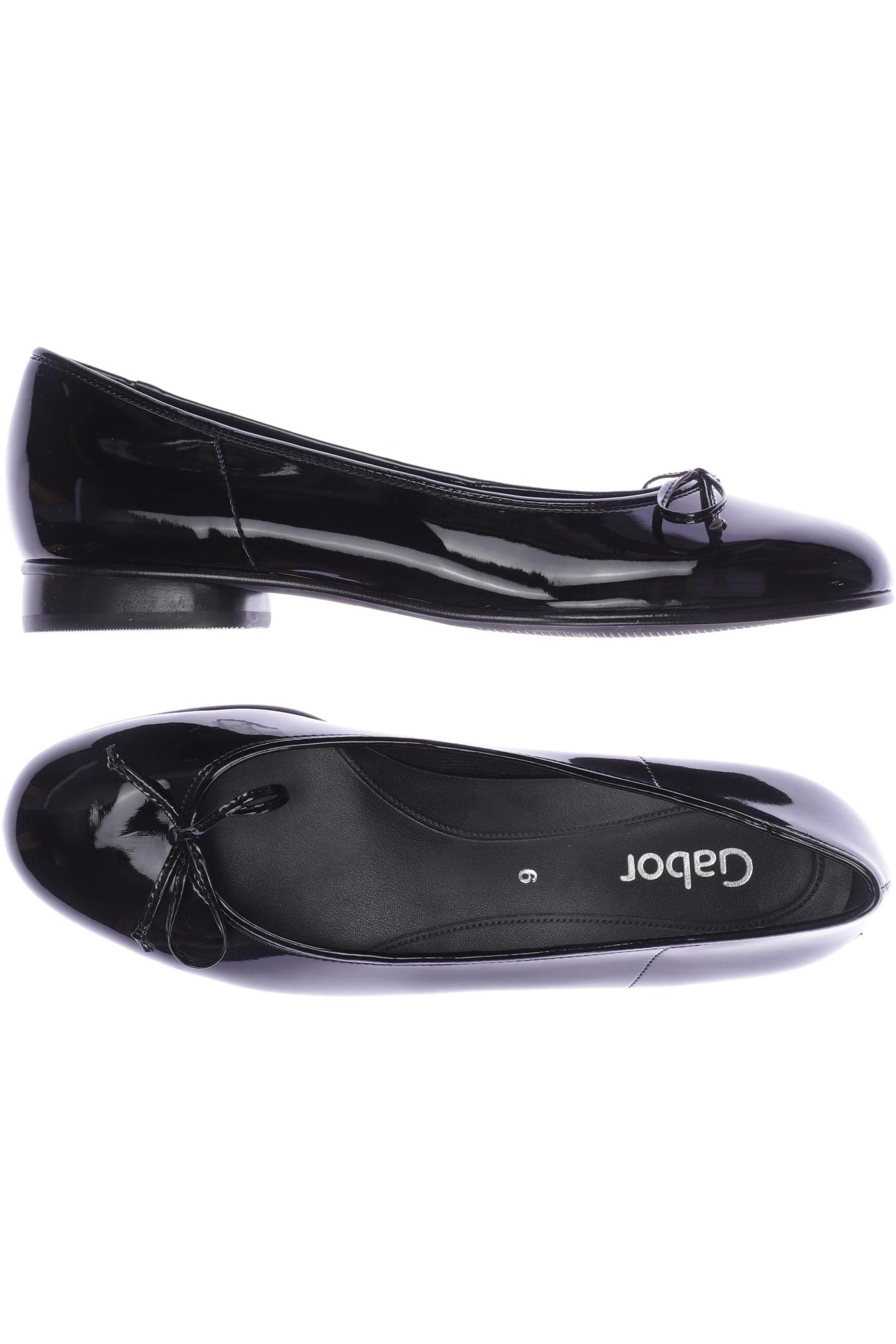 

Gabor Damen Ballerinas, schwarz, Gr. 6