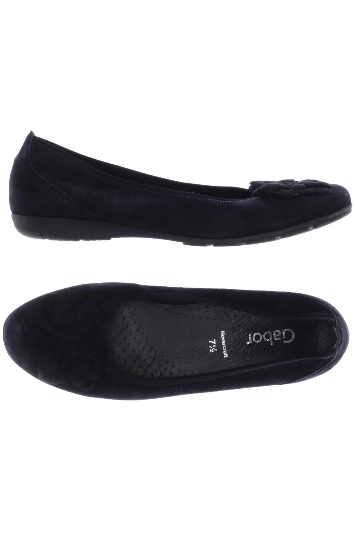 

Gabor Damen Ballerinas, schwarz, Gr. 7.5