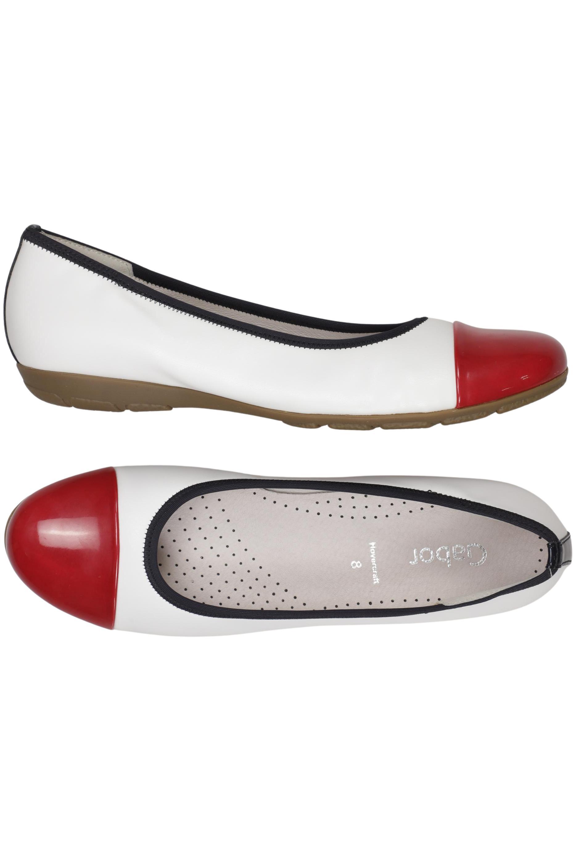 

Gabor Damen Ballerinas, weiß, Gr. 8
