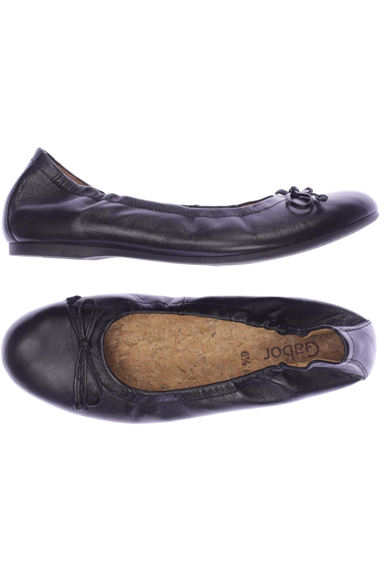 

Gabor Damen Ballerinas, schwarz, Gr. 6.5