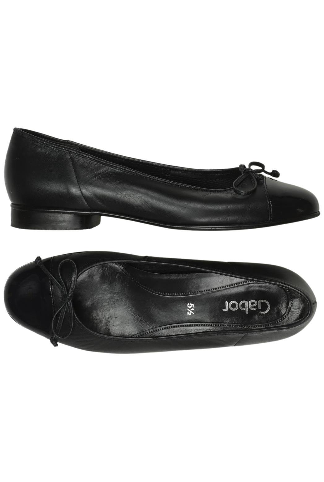 

Gabor Damen Ballerinas, schwarz, Gr. 5.5
