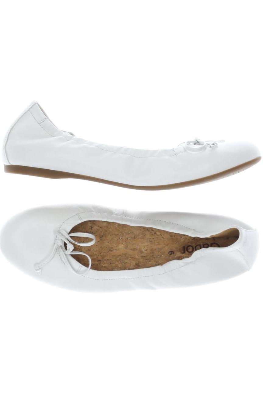 

Gabor Damen Ballerinas, weiß, Gr. 6