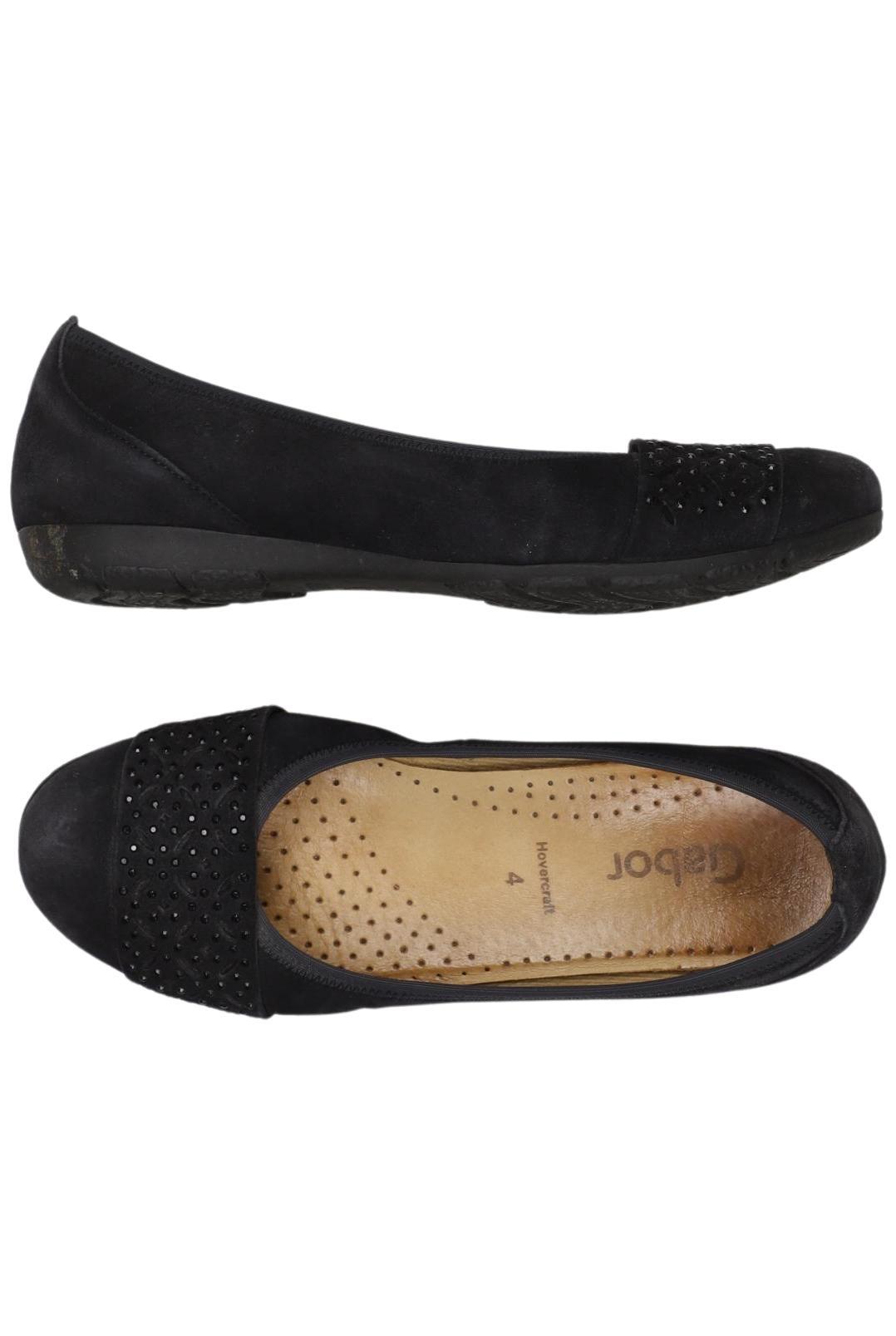 

Gabor Damen Ballerinas, schwarz, Gr. 4