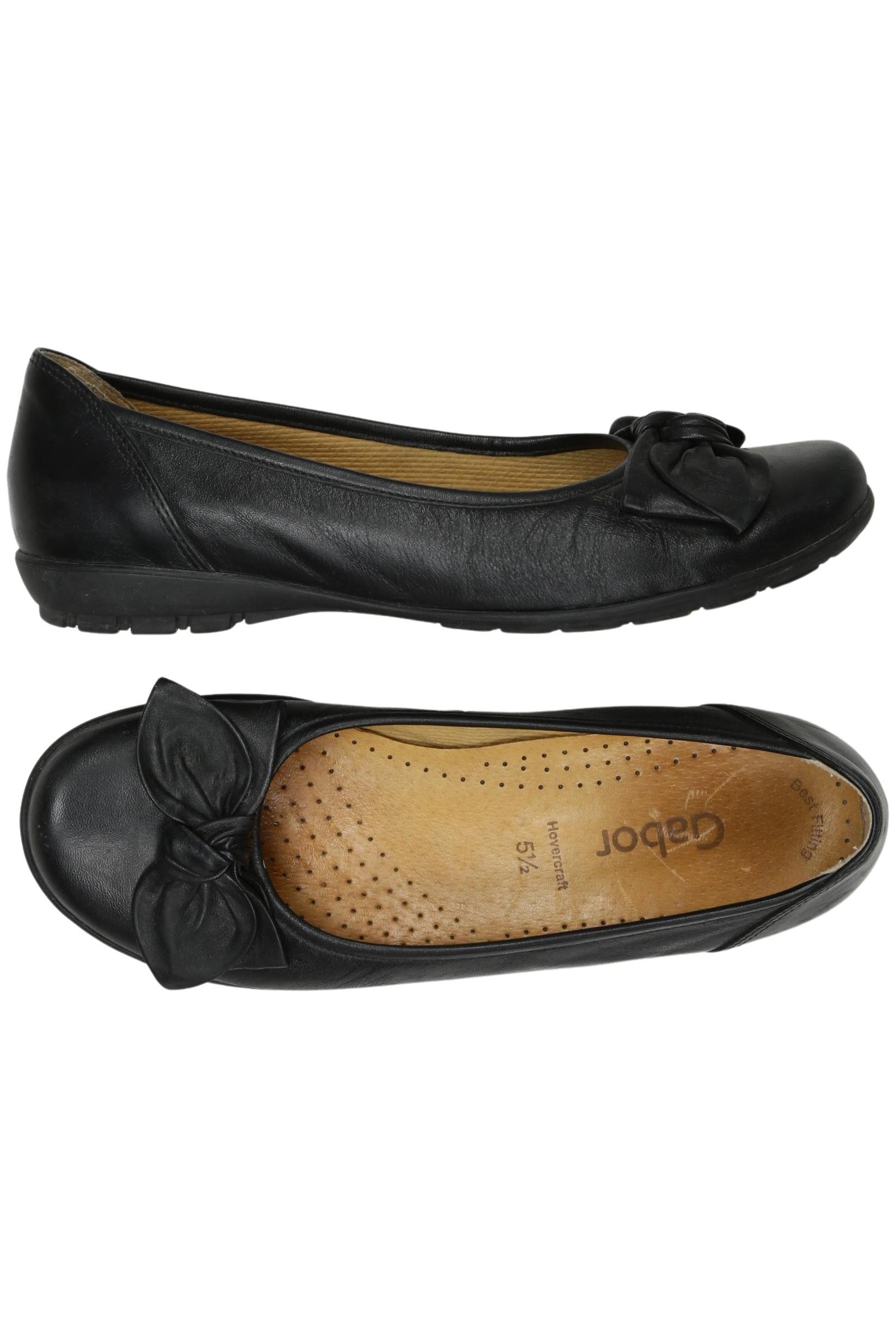 

Gabor Damen Ballerinas, schwarz, Gr. 5.5