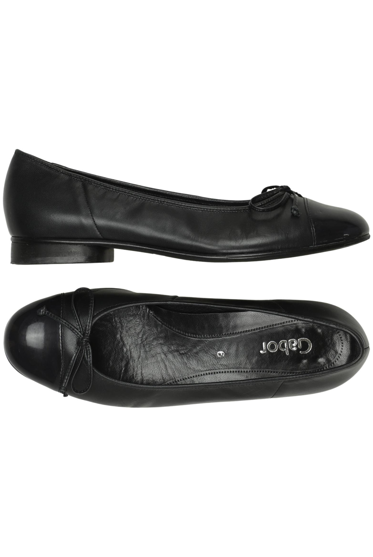 

Gabor Damen Ballerinas, schwarz, Gr. 6