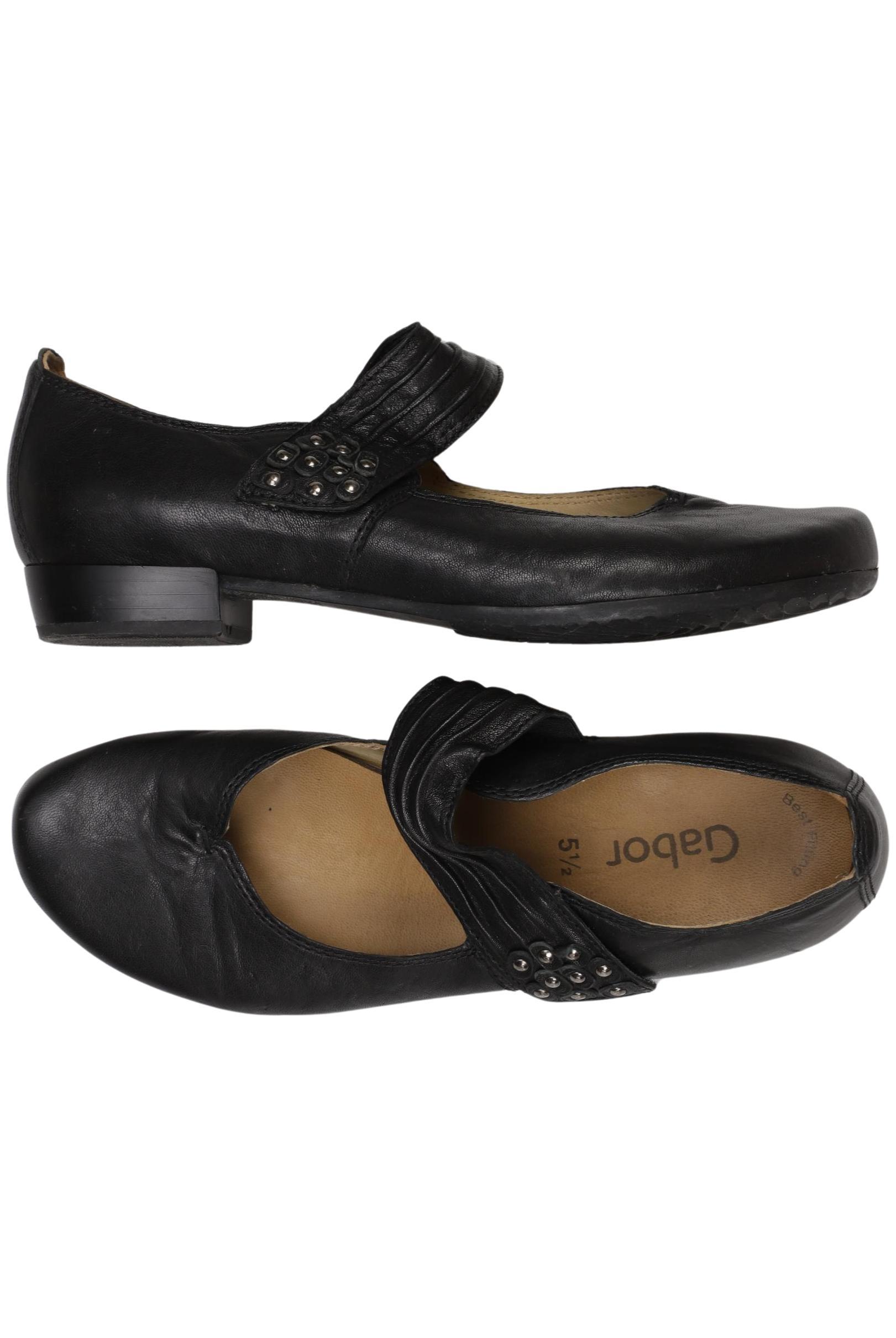 

Gabor Damen Ballerinas, schwarz, Gr. 5.5