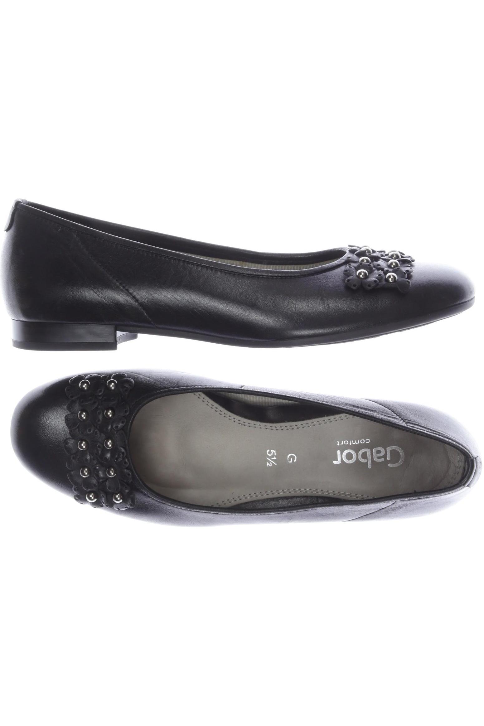 

Gabor Damen Ballerinas, schwarz, Gr. 5.5