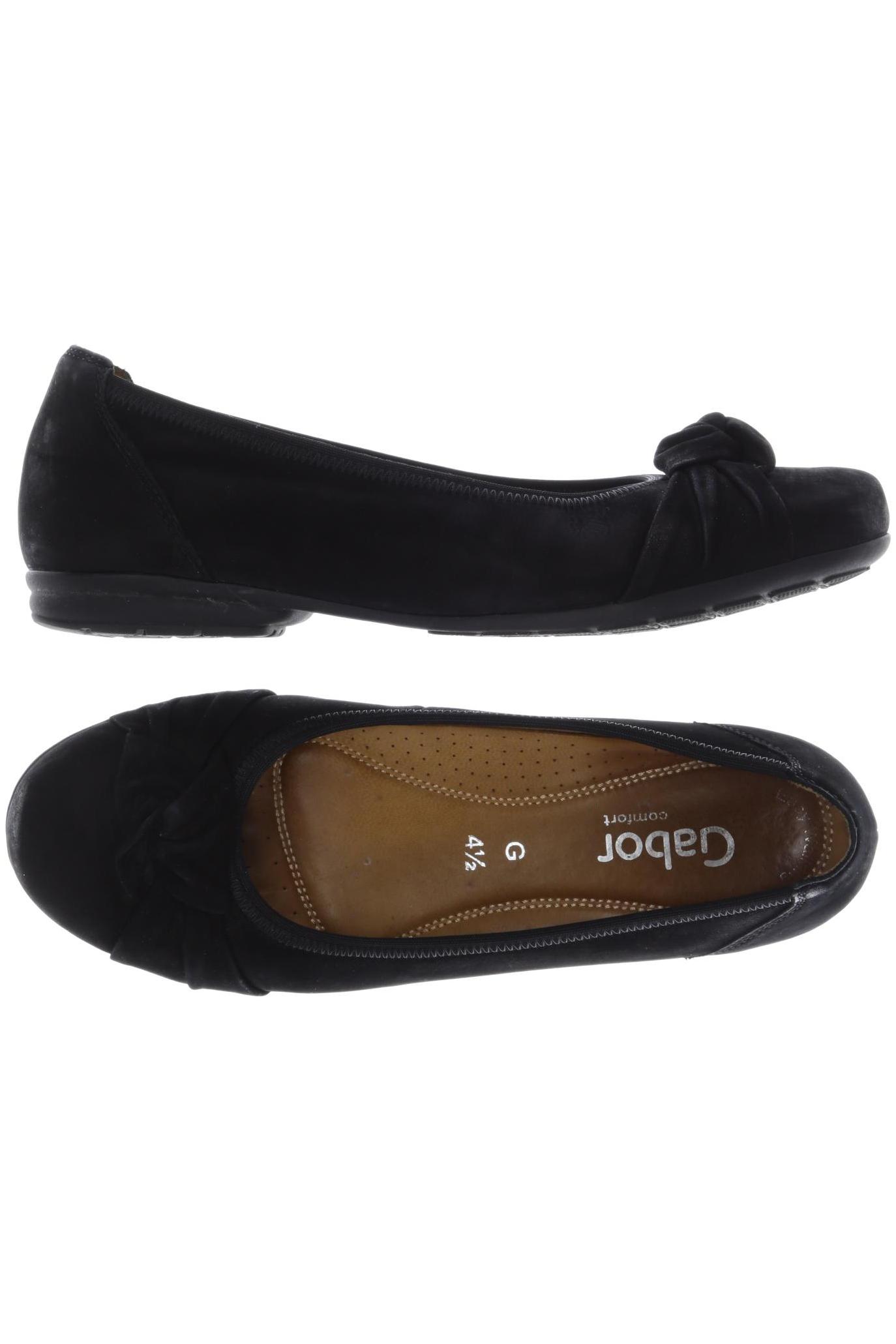 

Gabor Damen Ballerinas, schwarz, Gr. 4.5