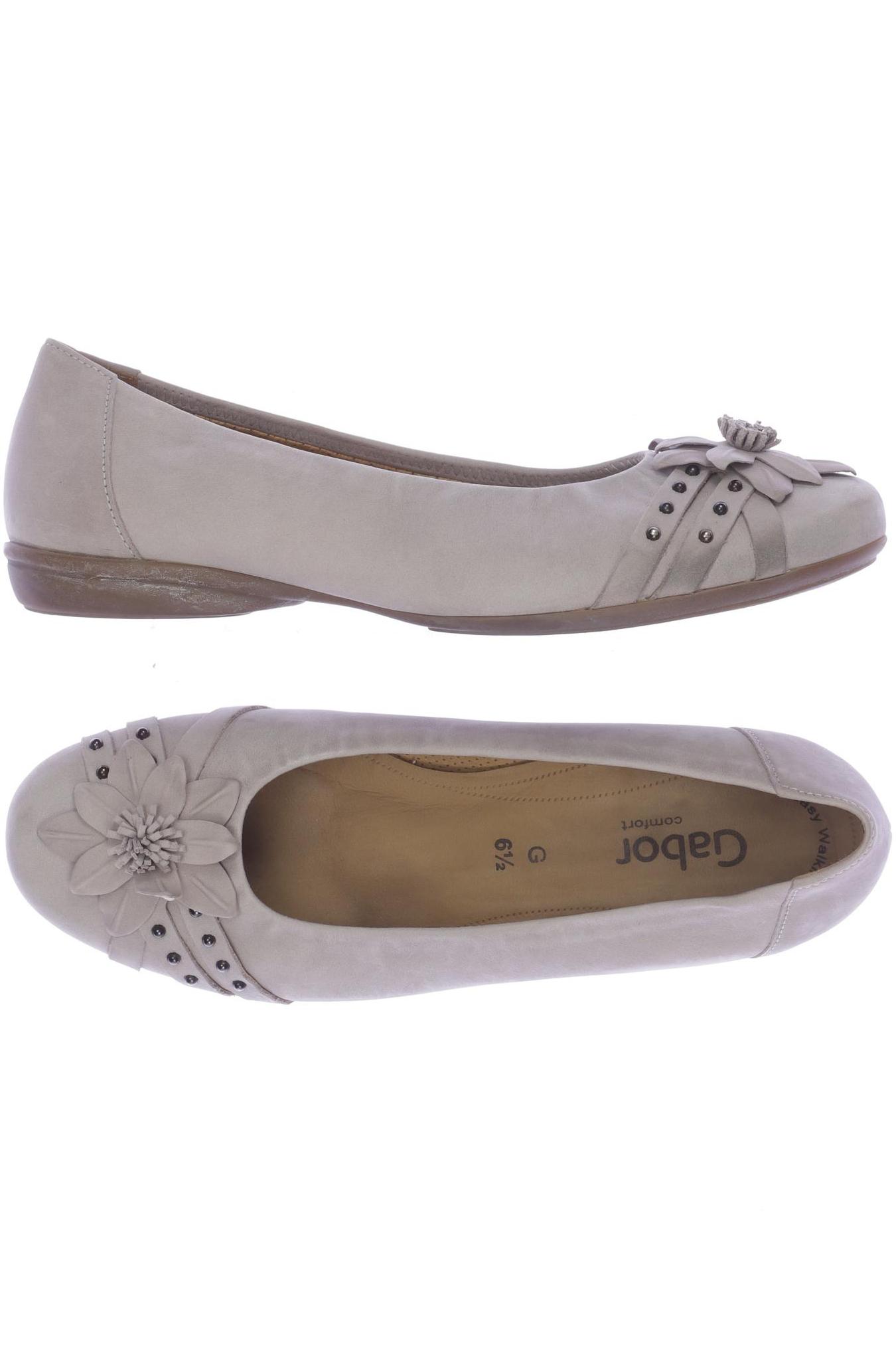 

Gabor Damen Ballerinas, grau, Gr. 6.5