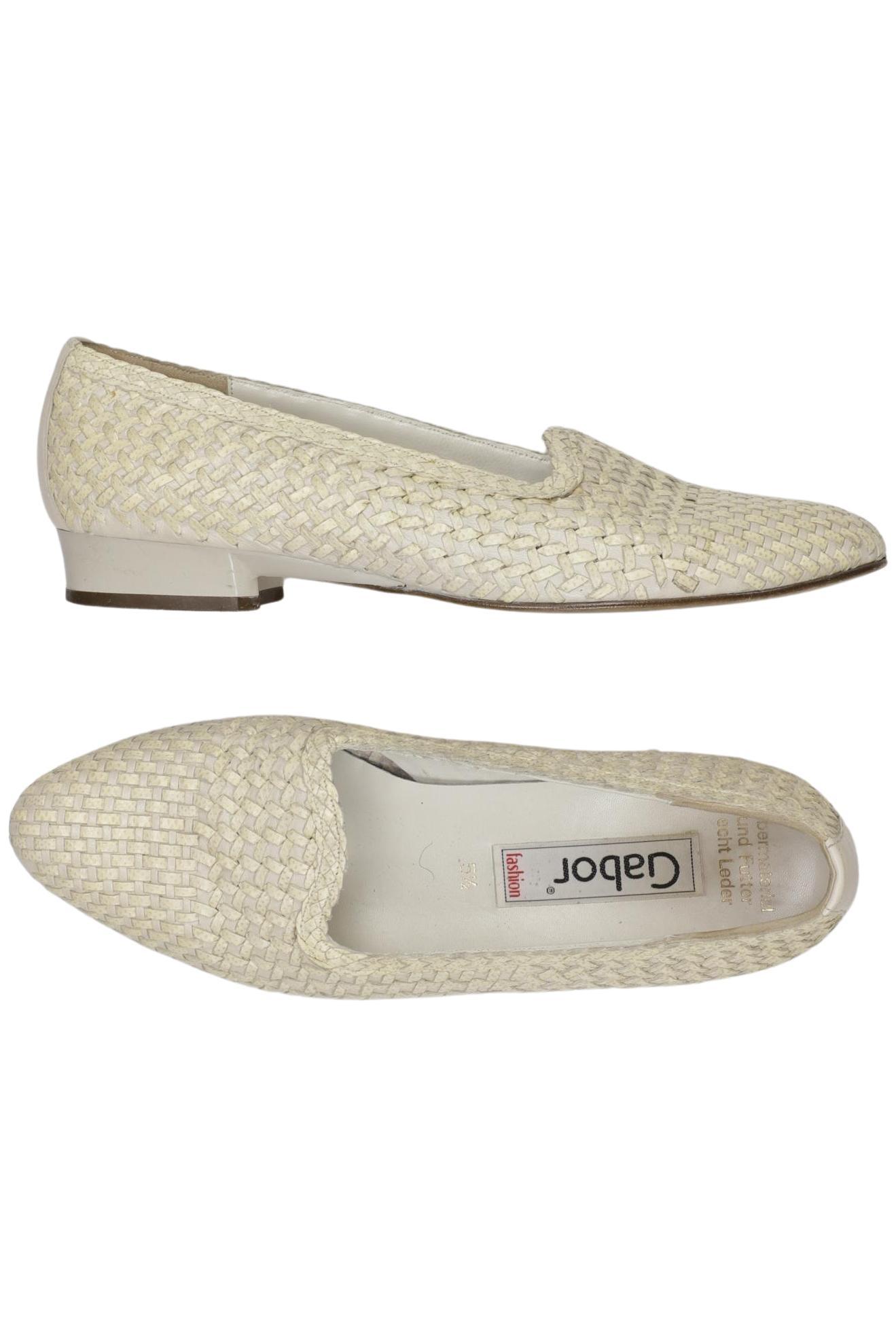 

Gabor Damen Ballerinas, cremeweiß, Gr. 5.5