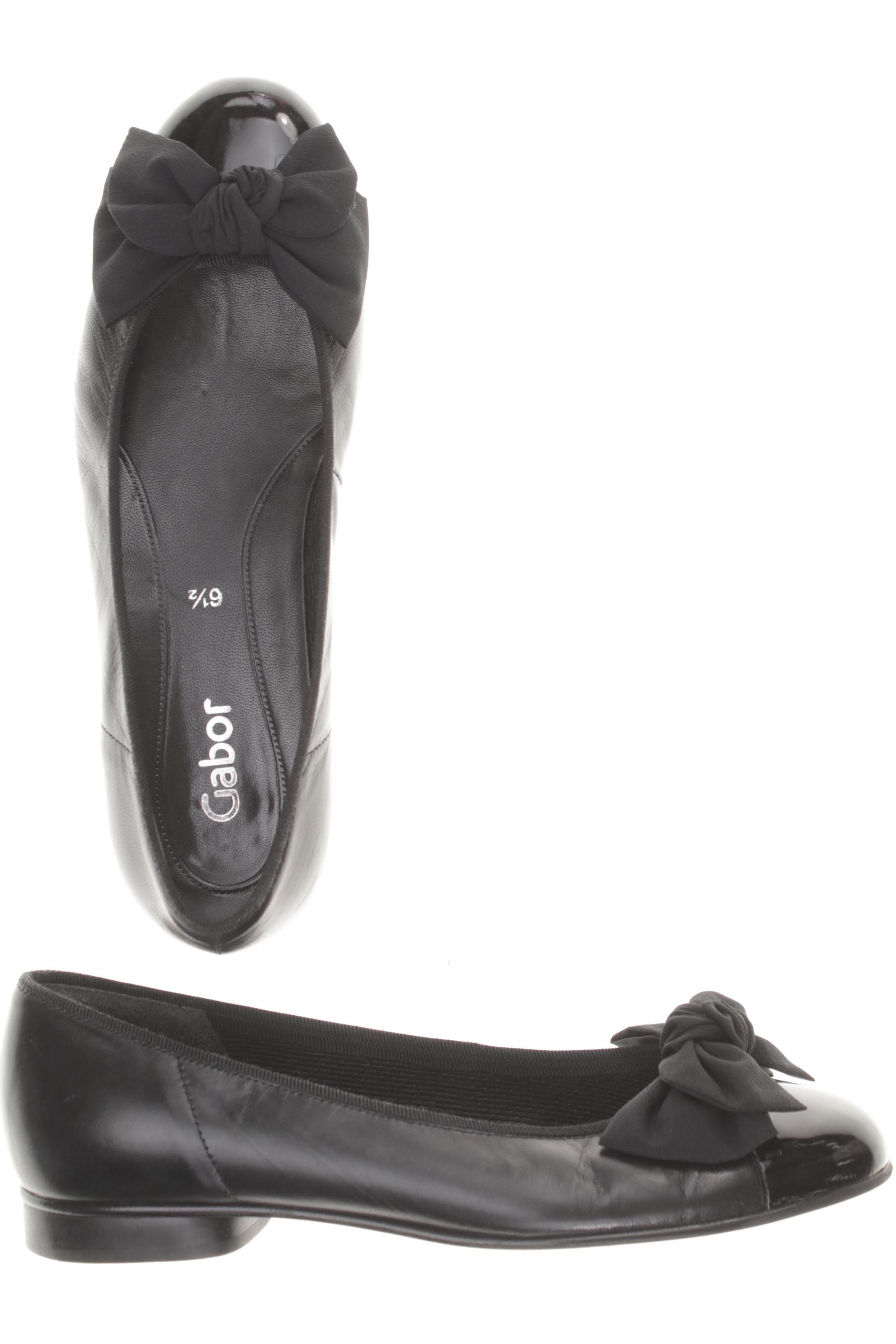 

Gabor Damen Ballerinas, schwarz, Gr. 6.5