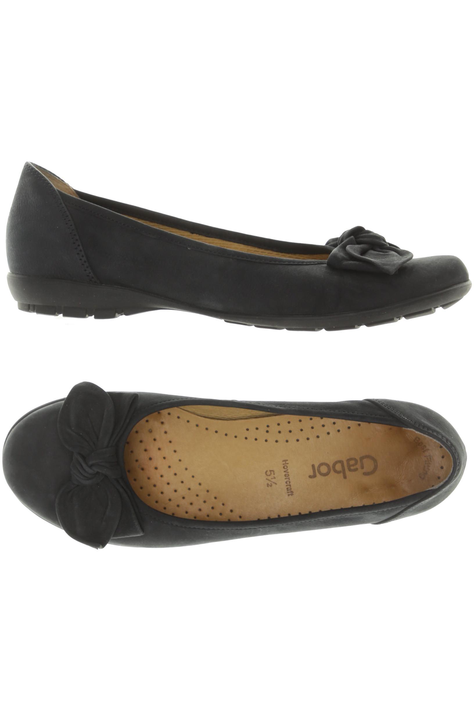 

Gabor Damen Ballerinas, schwarz, Gr. 5.5