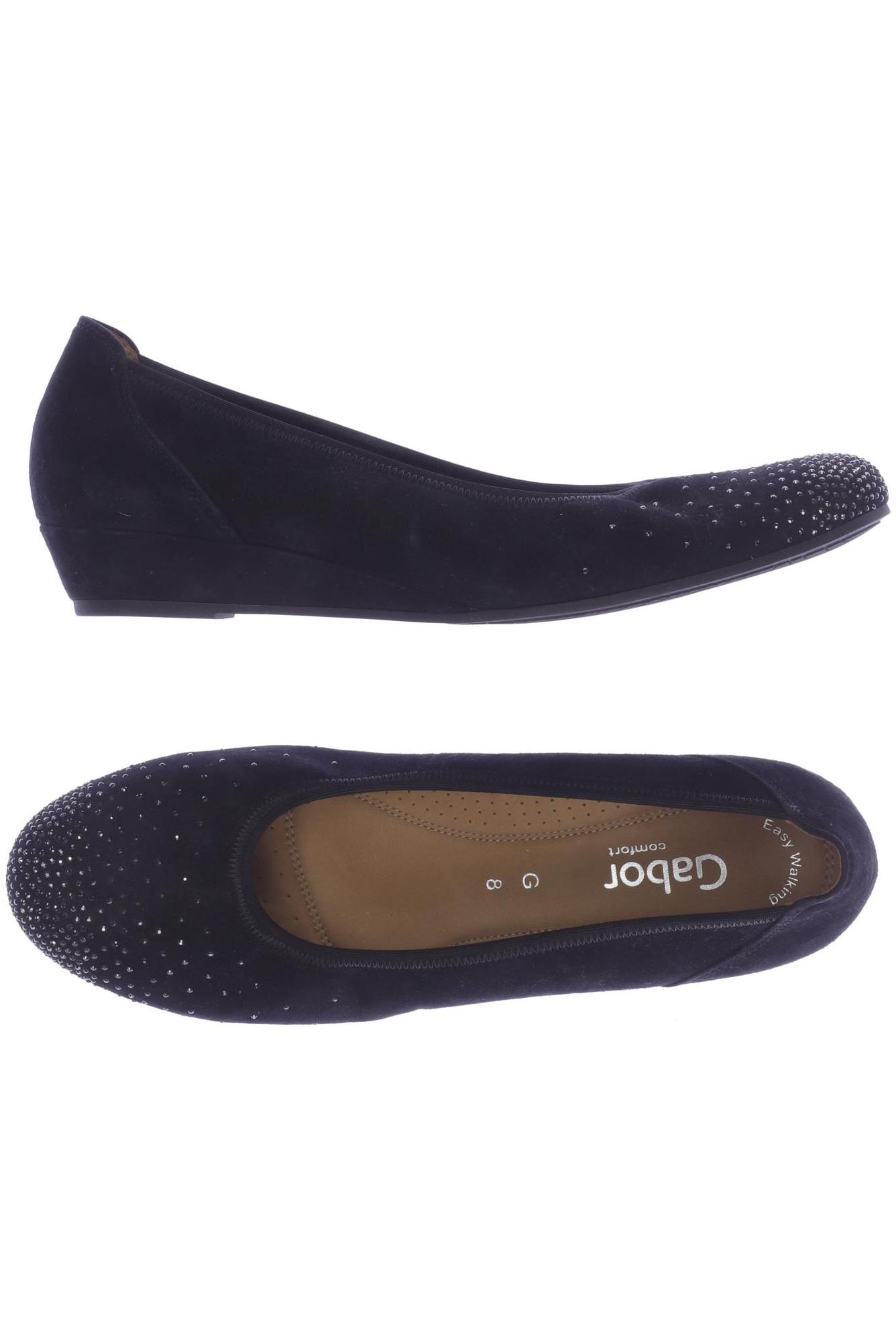 

Gabor Damen Ballerinas, schwarz, Gr. 8