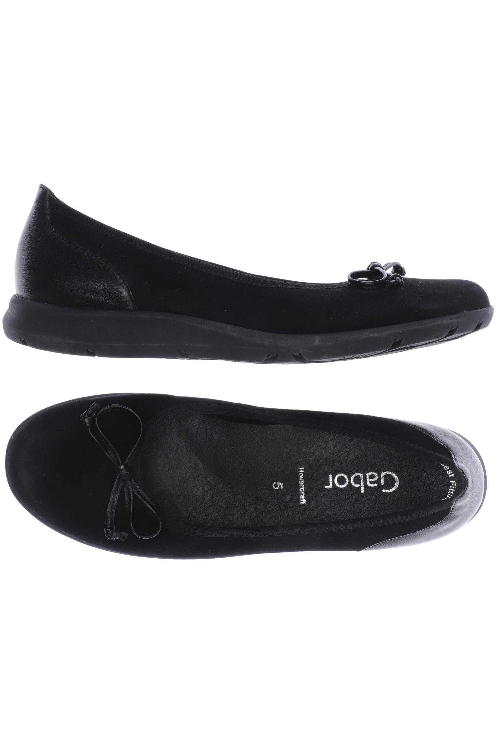 

Gabor Damen Ballerinas, schwarz, Gr. 5