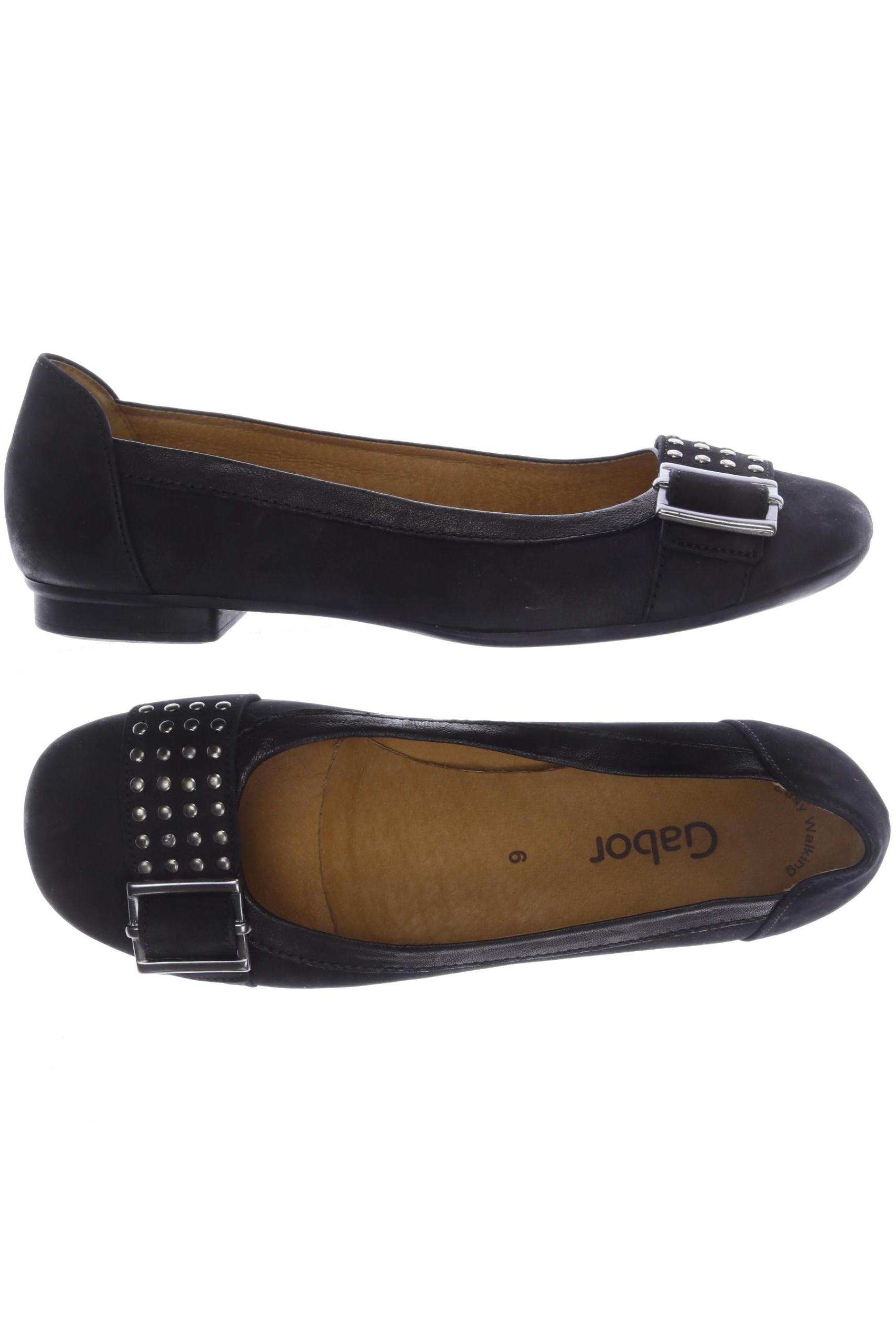 

Gabor Damen Ballerinas, schwarz, Gr. 6