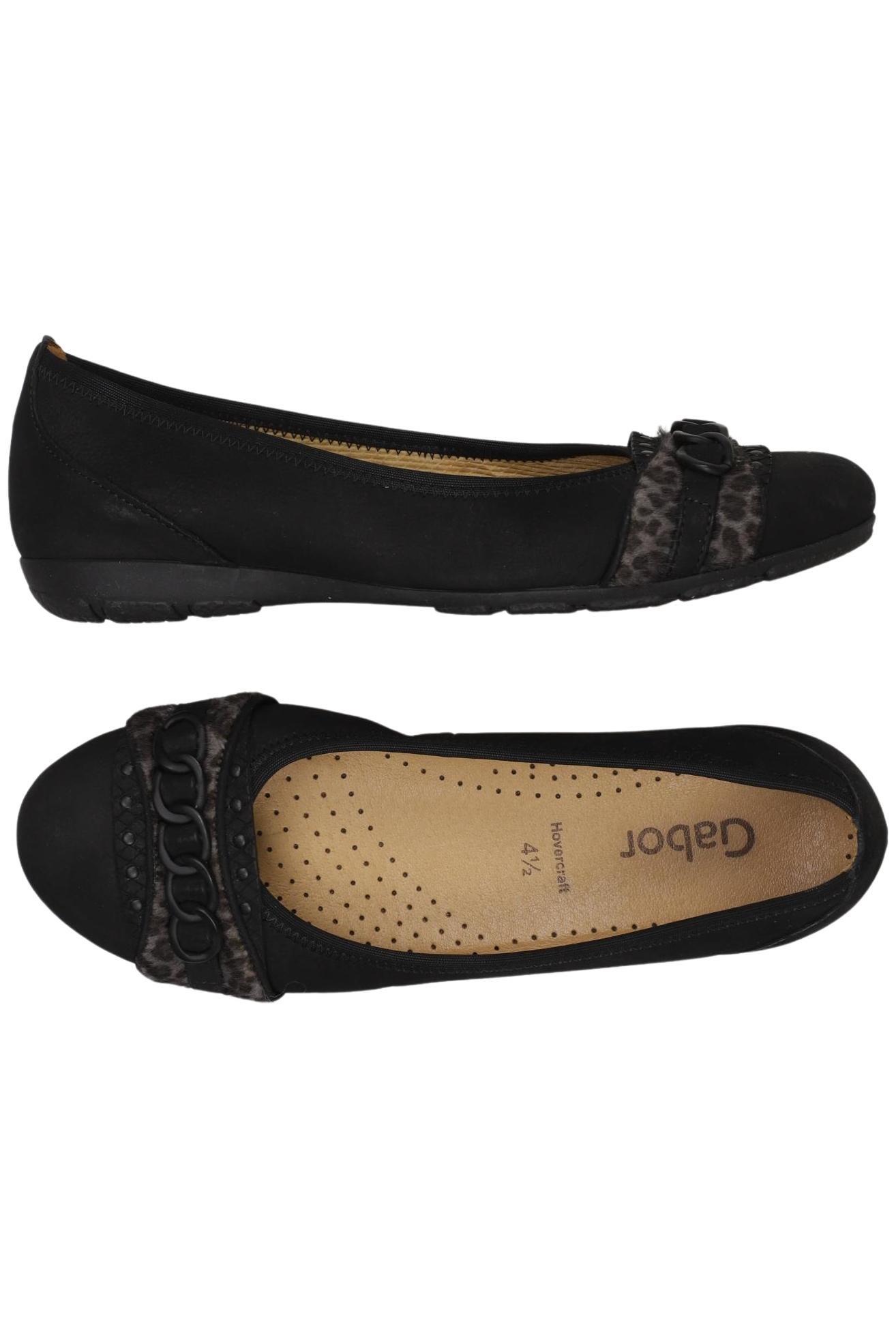 

Gabor Damen Ballerinas, schwarz, Gr. 4.5