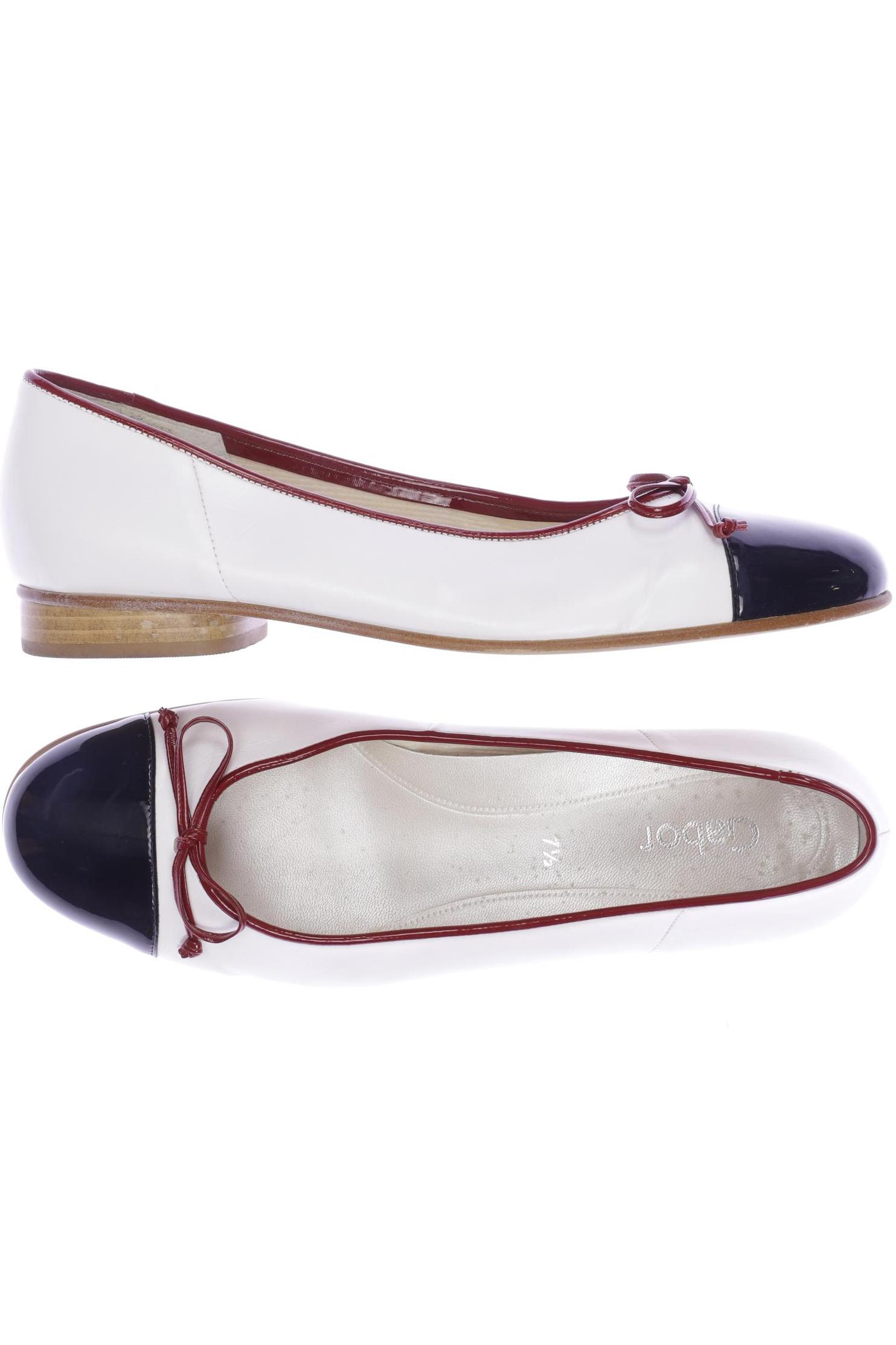 

Gabor Damen Ballerinas, weiß, Gr. 7.5