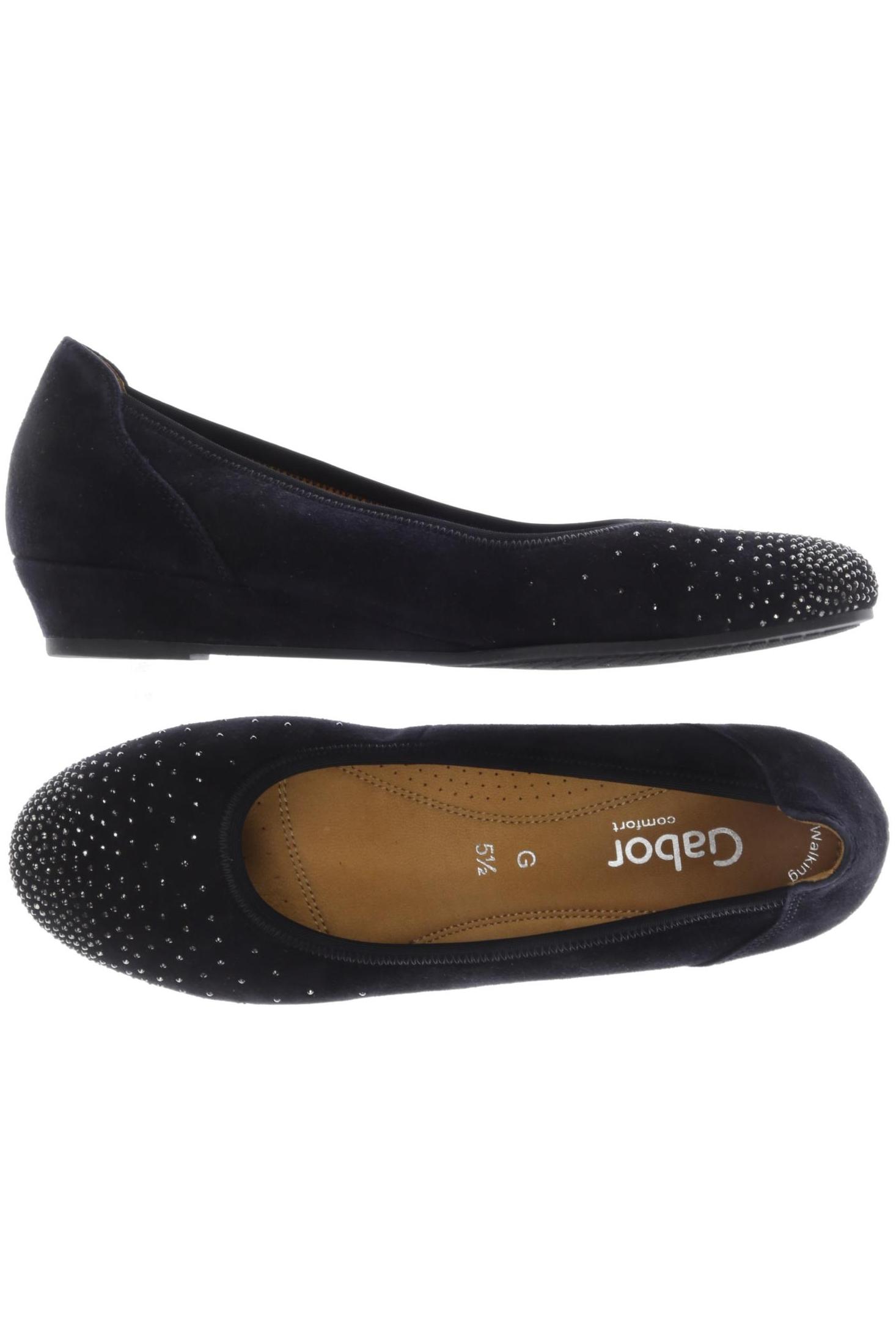 

Gabor Damen Ballerinas, schwarz, Gr. 5.5