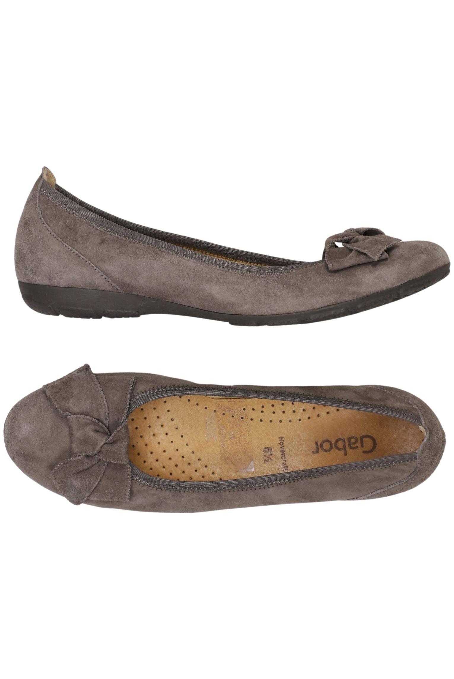 

Gabor Damen Ballerinas, grau, Gr. 6.5