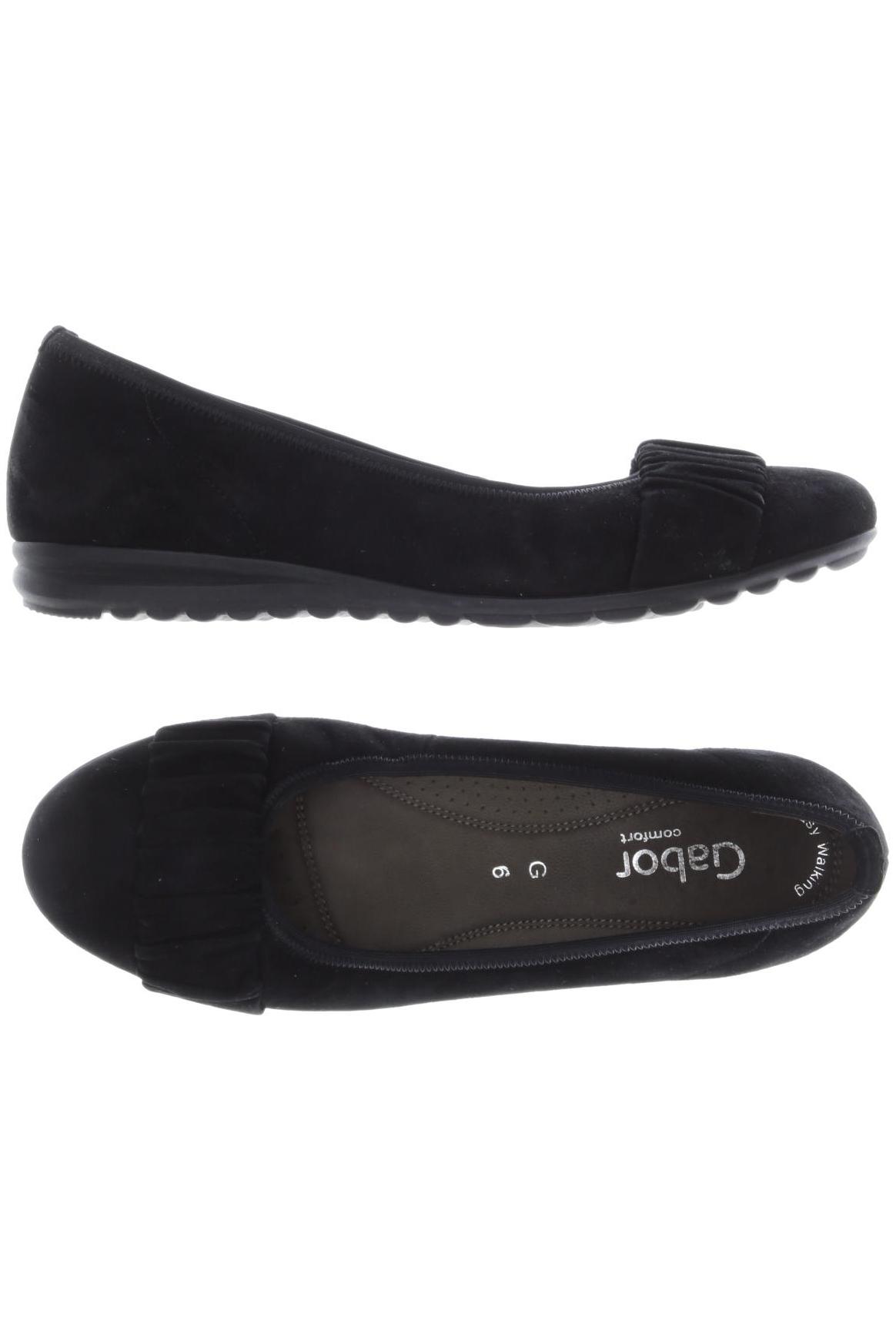 

Gabor Damen Ballerinas, schwarz, Gr. 6