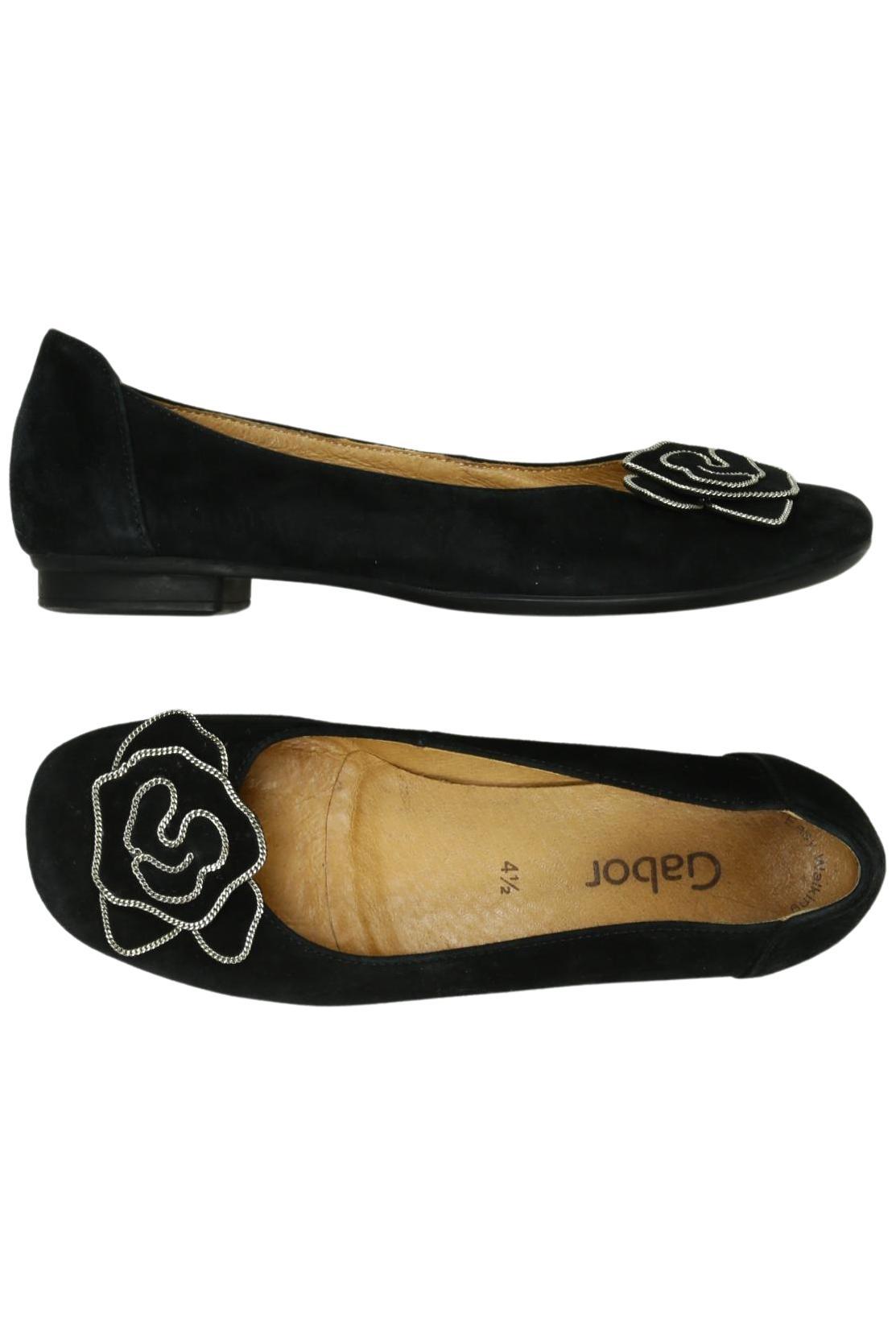 

Gabor Damen Ballerinas, schwarz, Gr. 4.5