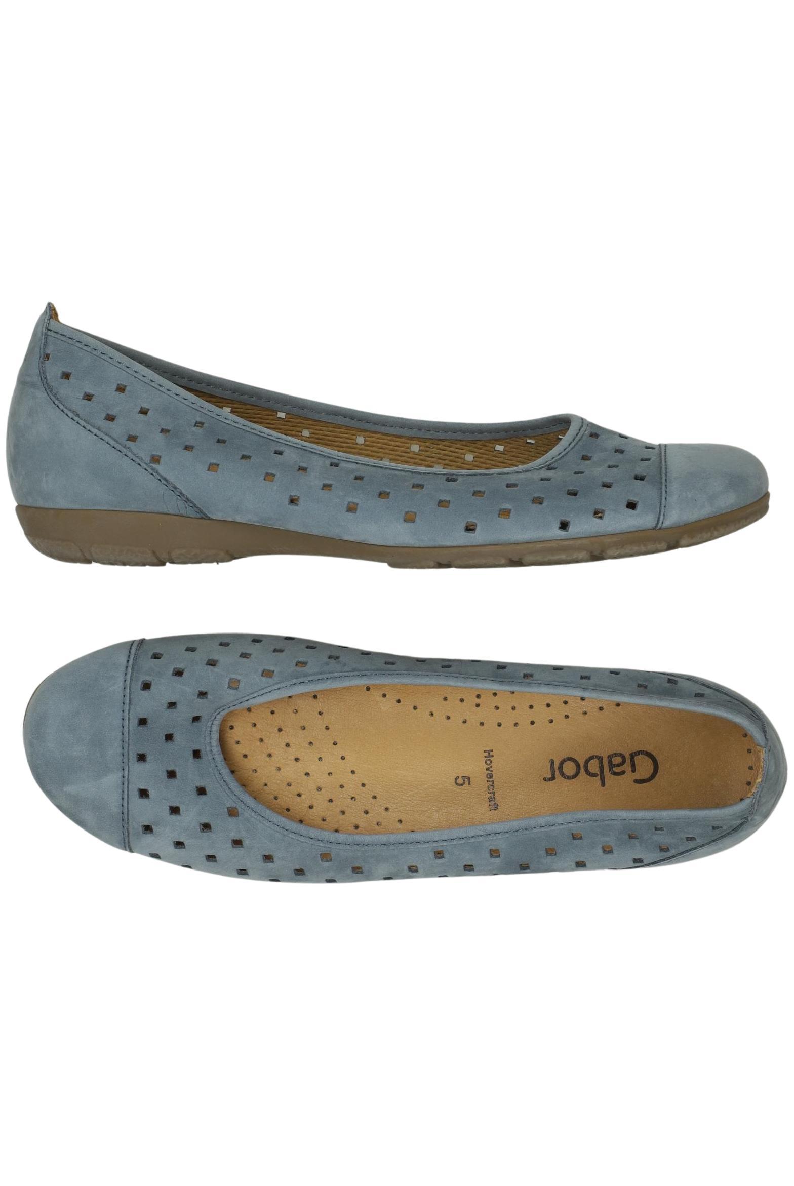 

Gabor Damen Ballerinas, blau, Gr. 5