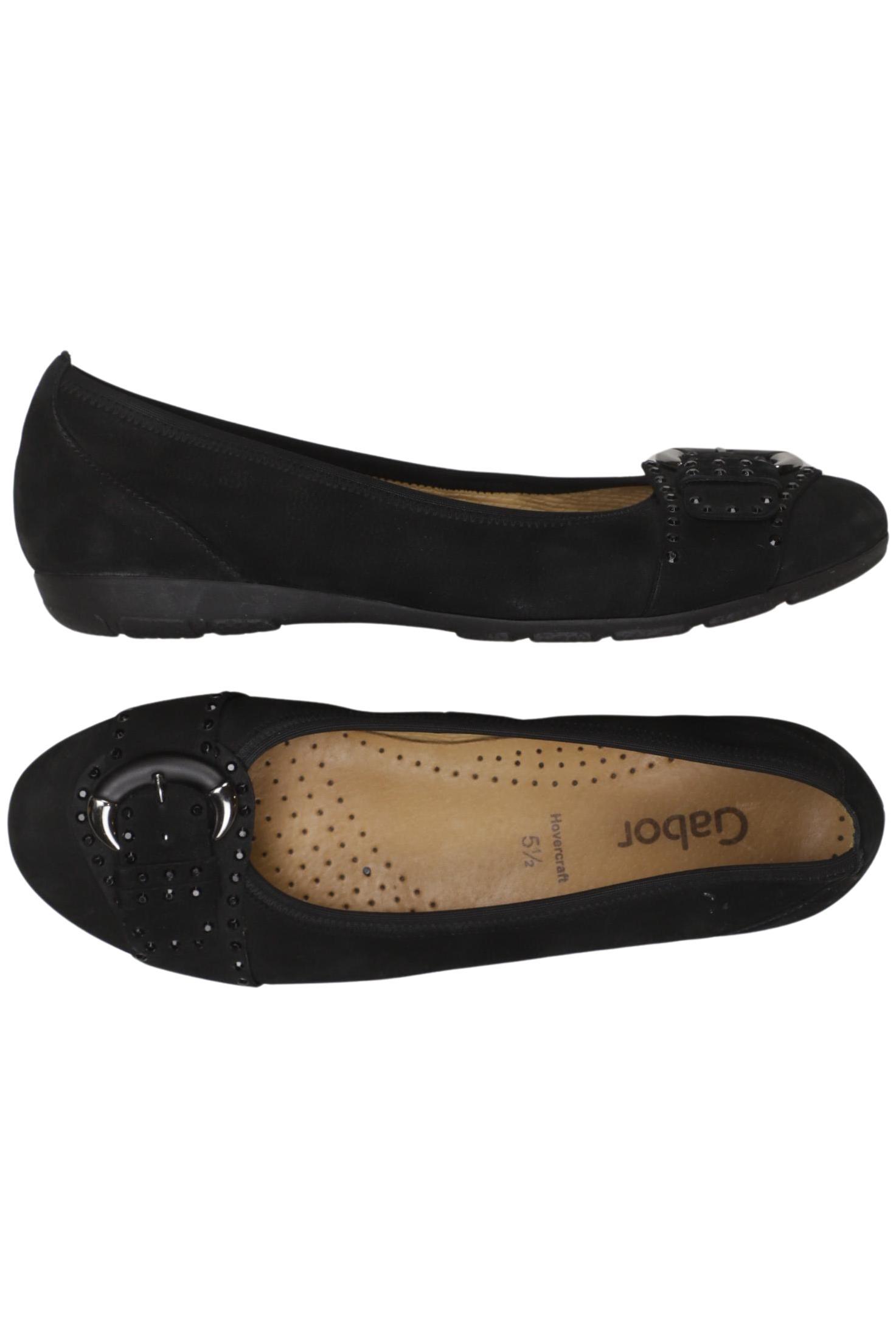 

Gabor Damen Ballerinas, schwarz, Gr. 5.5