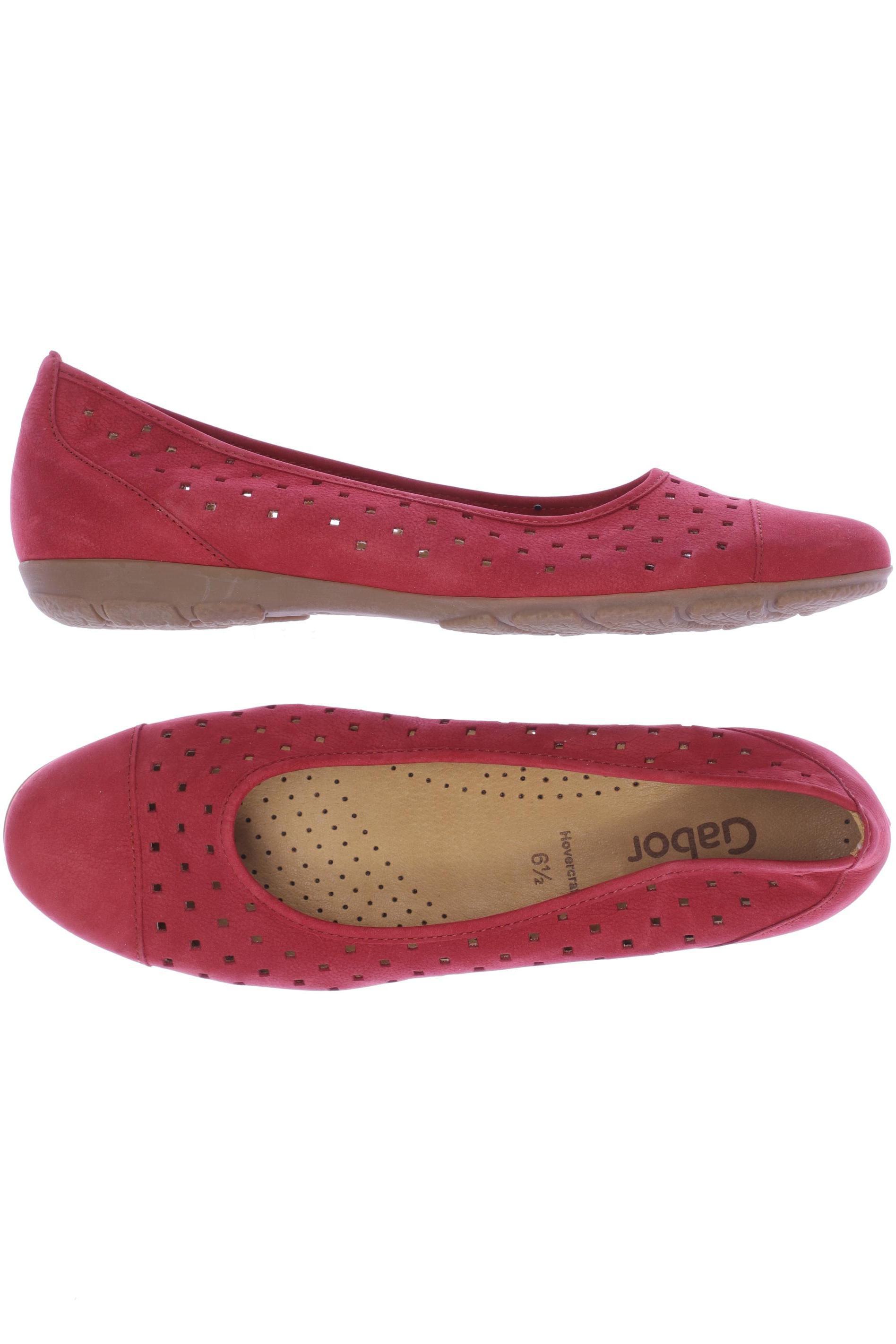 

Gabor Damen Ballerinas, rot, Gr. 6.5