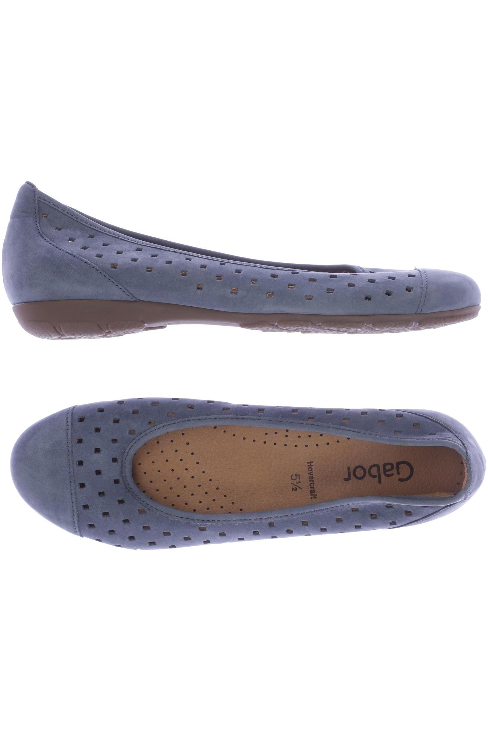 

Gabor Damen Ballerinas, blau, Gr. 5.5