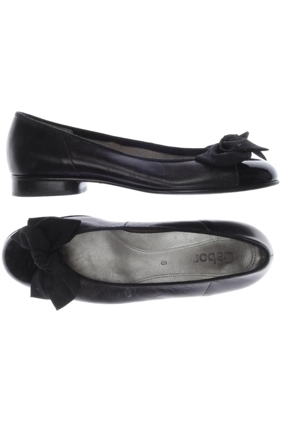 

Gabor Damen Ballerinas, schwarz, Gr. 6