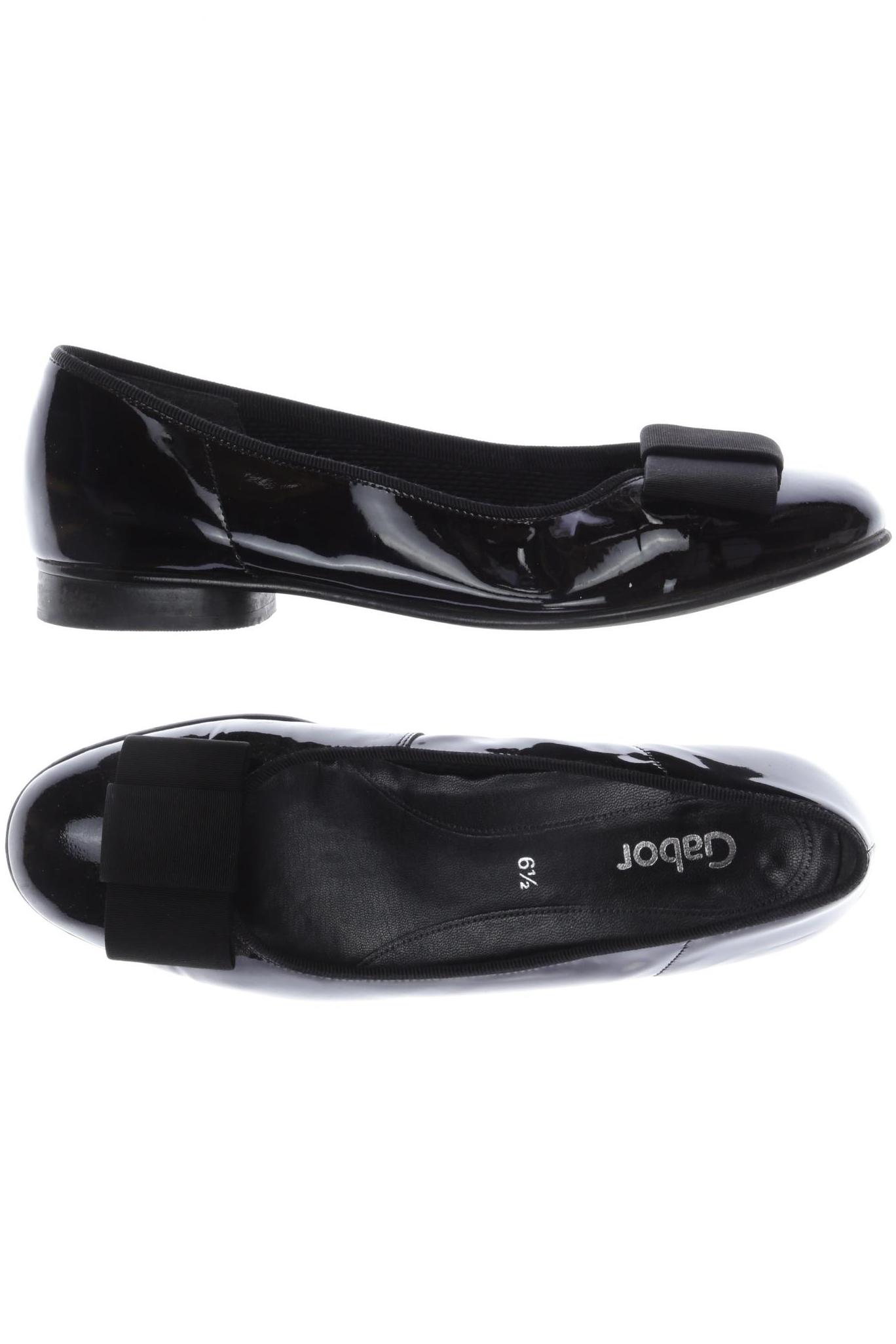 

Gabor Damen Ballerinas, schwarz, Gr. 6.5