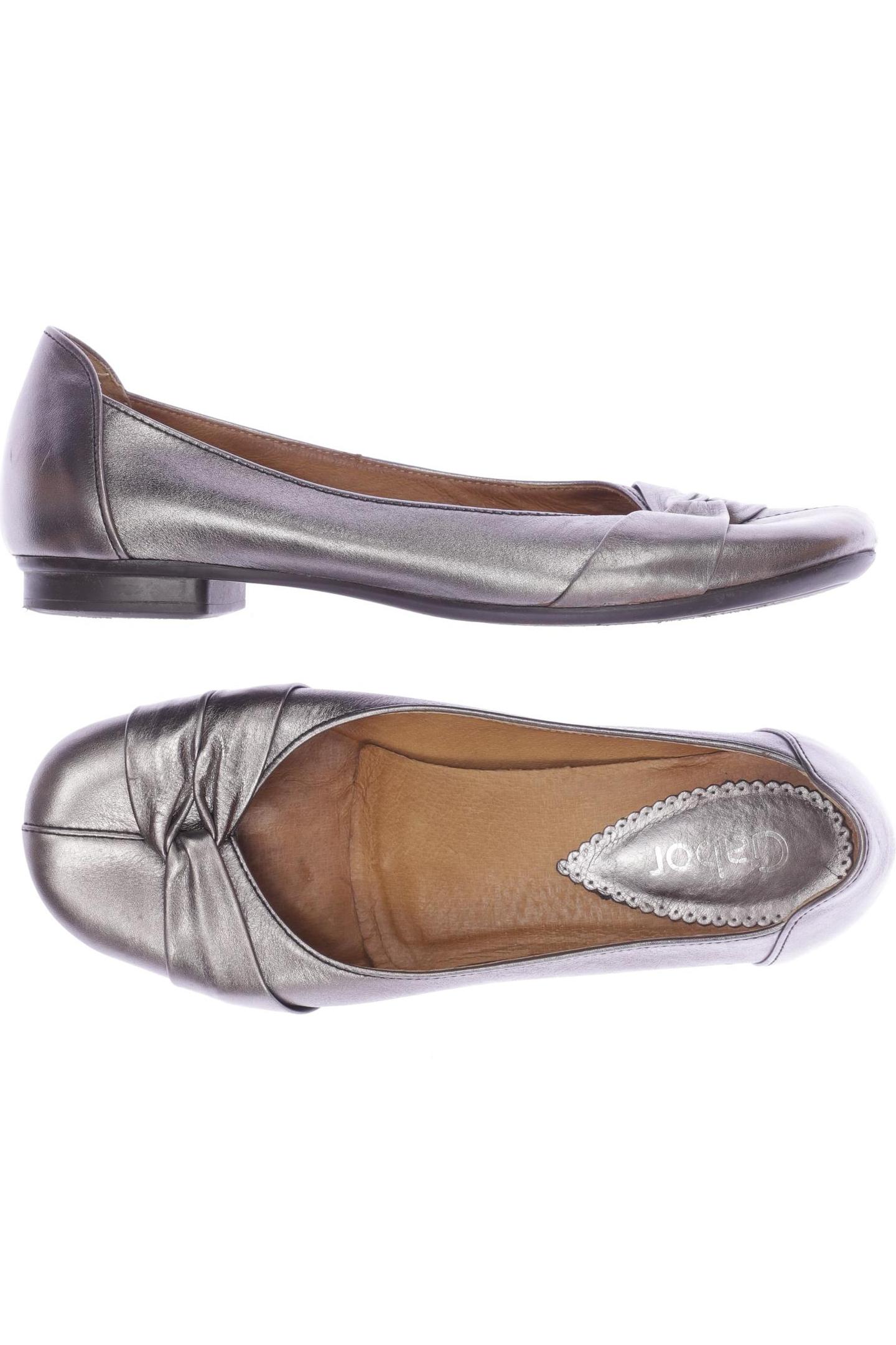 

Gabor Damen Ballerinas, silber, Gr. 4.5