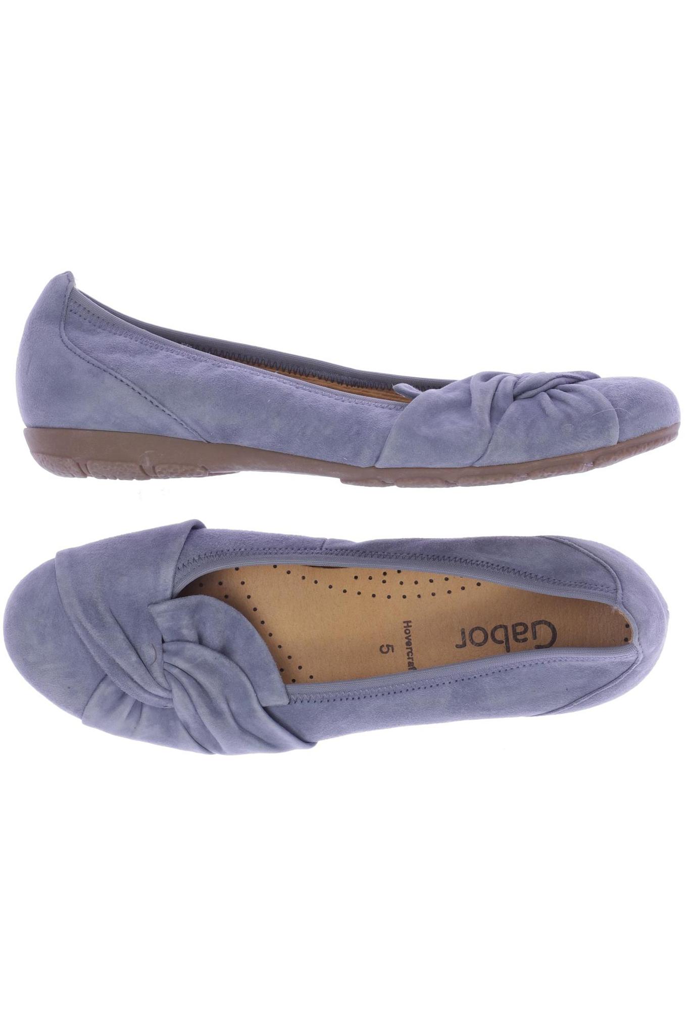 

Gabor Damen Ballerinas, blau, Gr. 5
