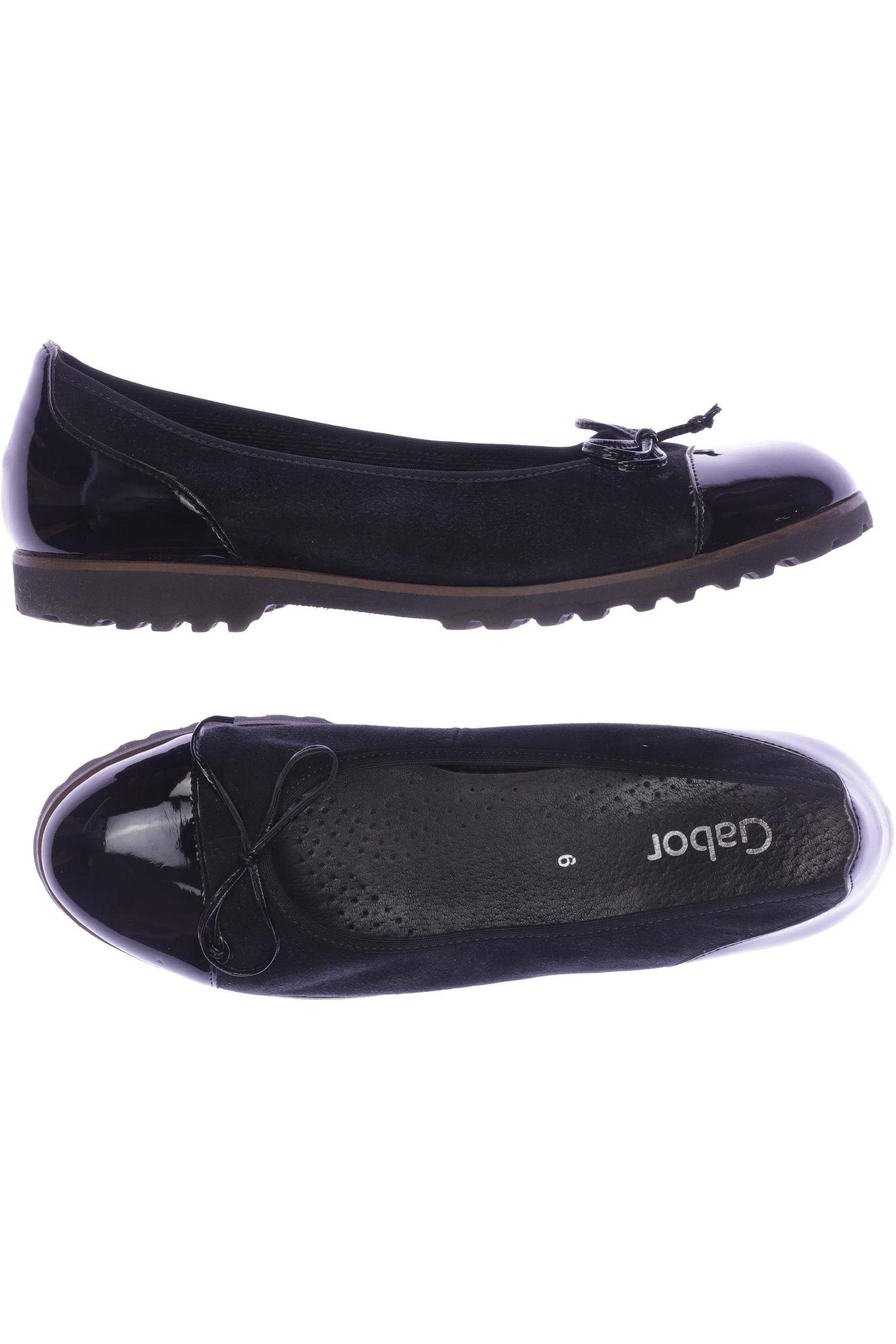 

Gabor Damen Ballerinas, schwarz, Gr. 6