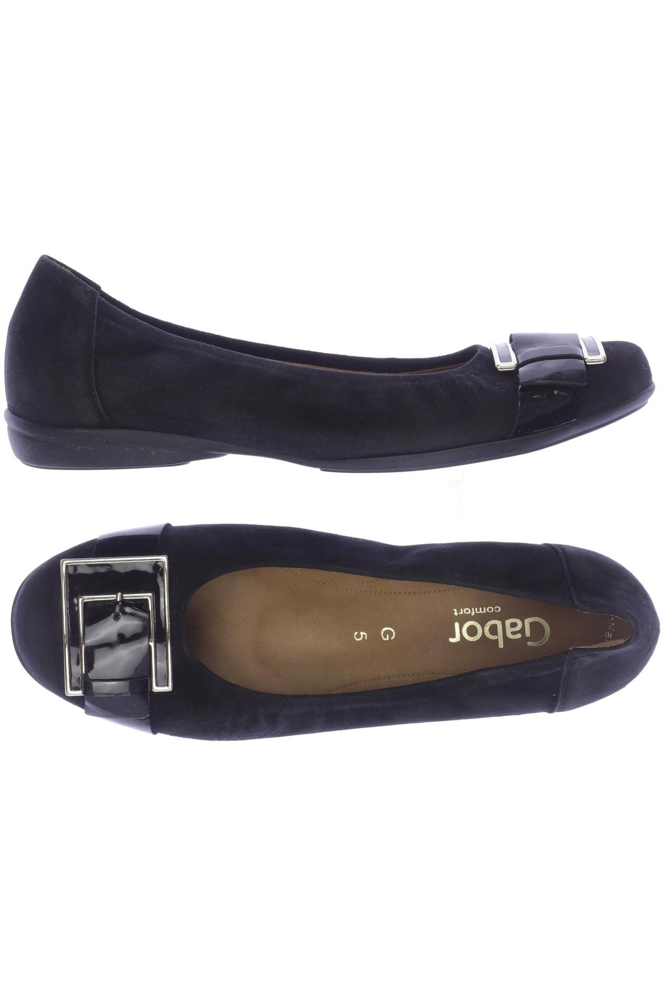 

Gabor Damen Ballerinas, marineblau, Gr. 5