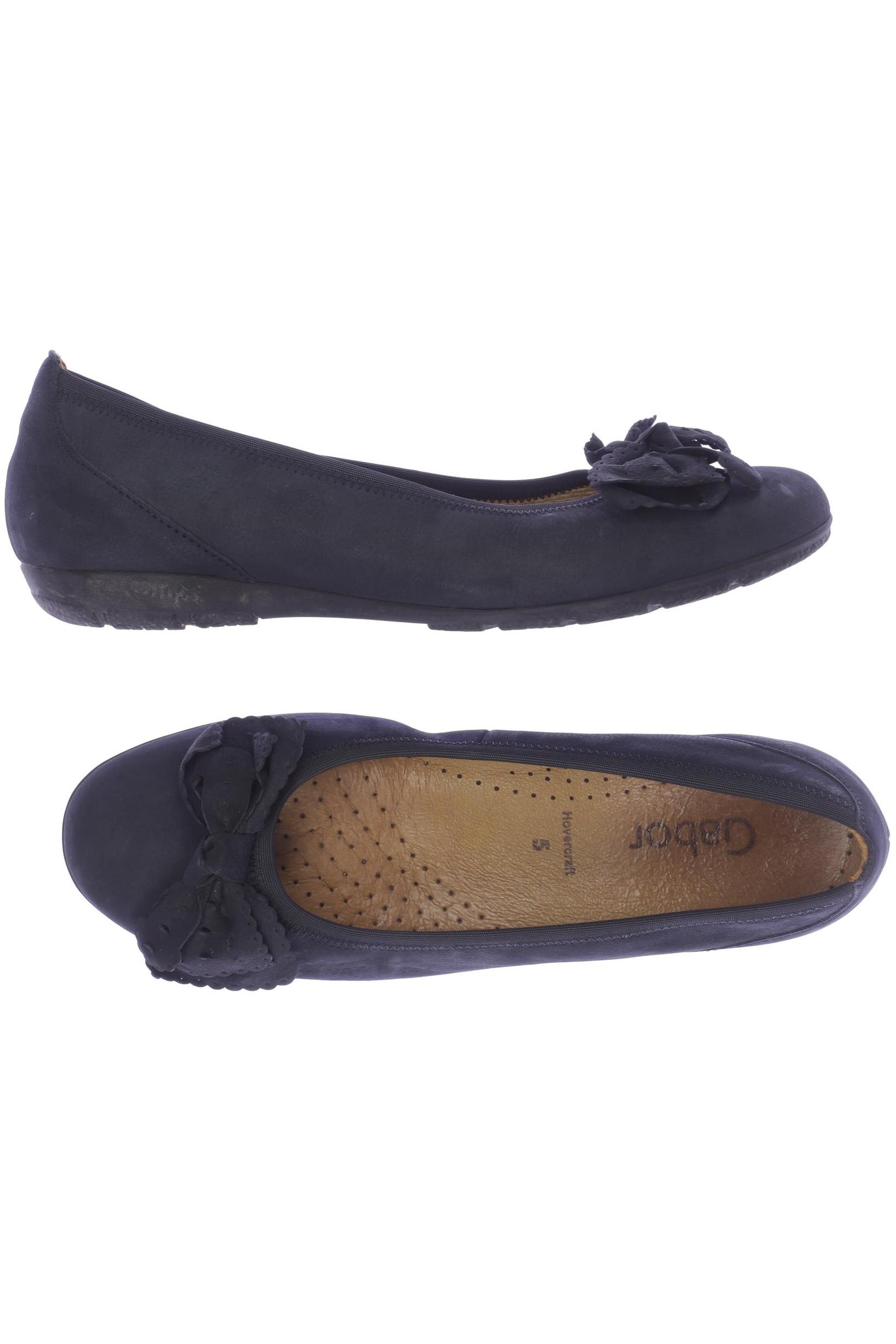 

Gabor Damen Ballerinas, marineblau, Gr. 5