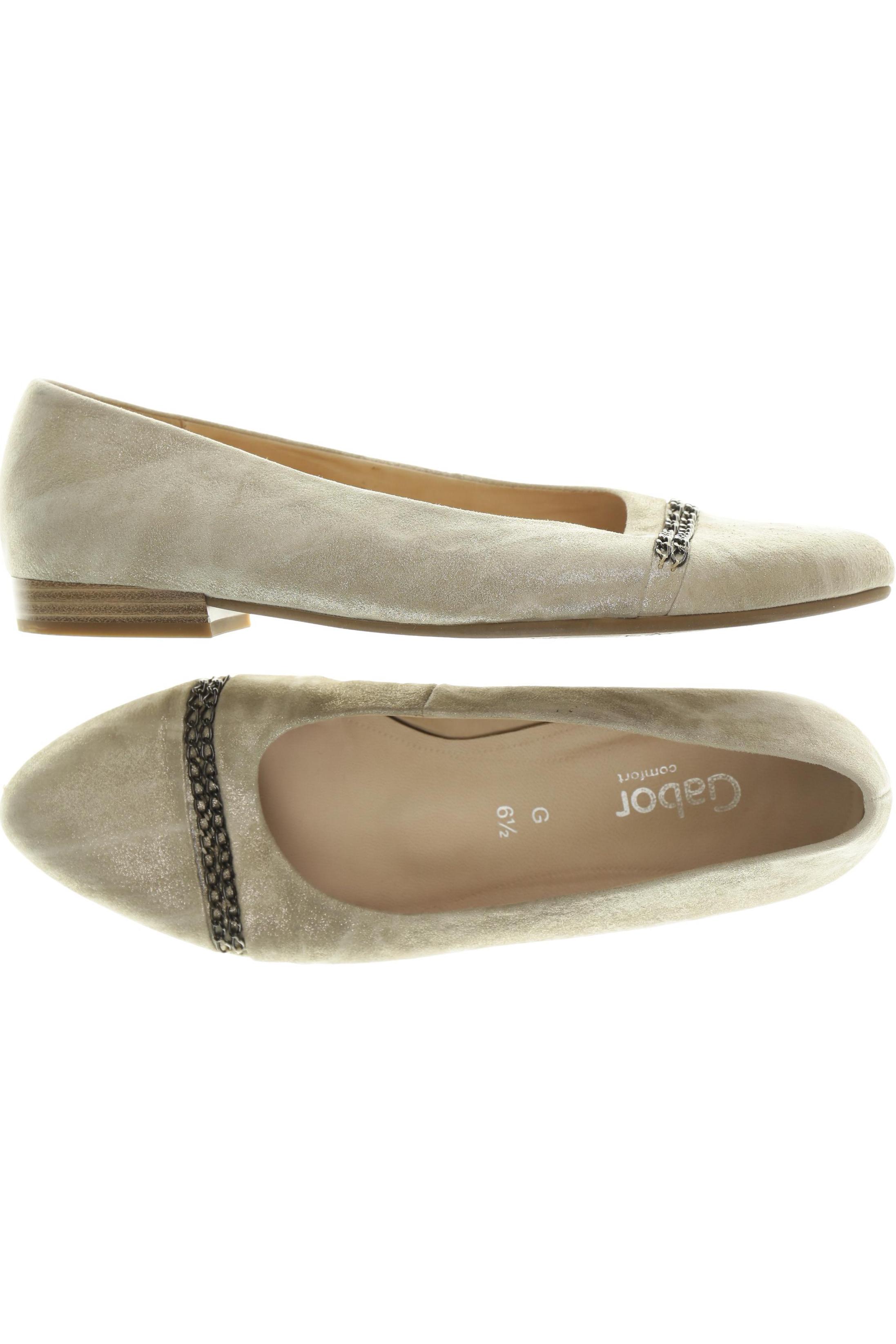 

Gabor Damen Ballerinas, beige, Gr. 6.5