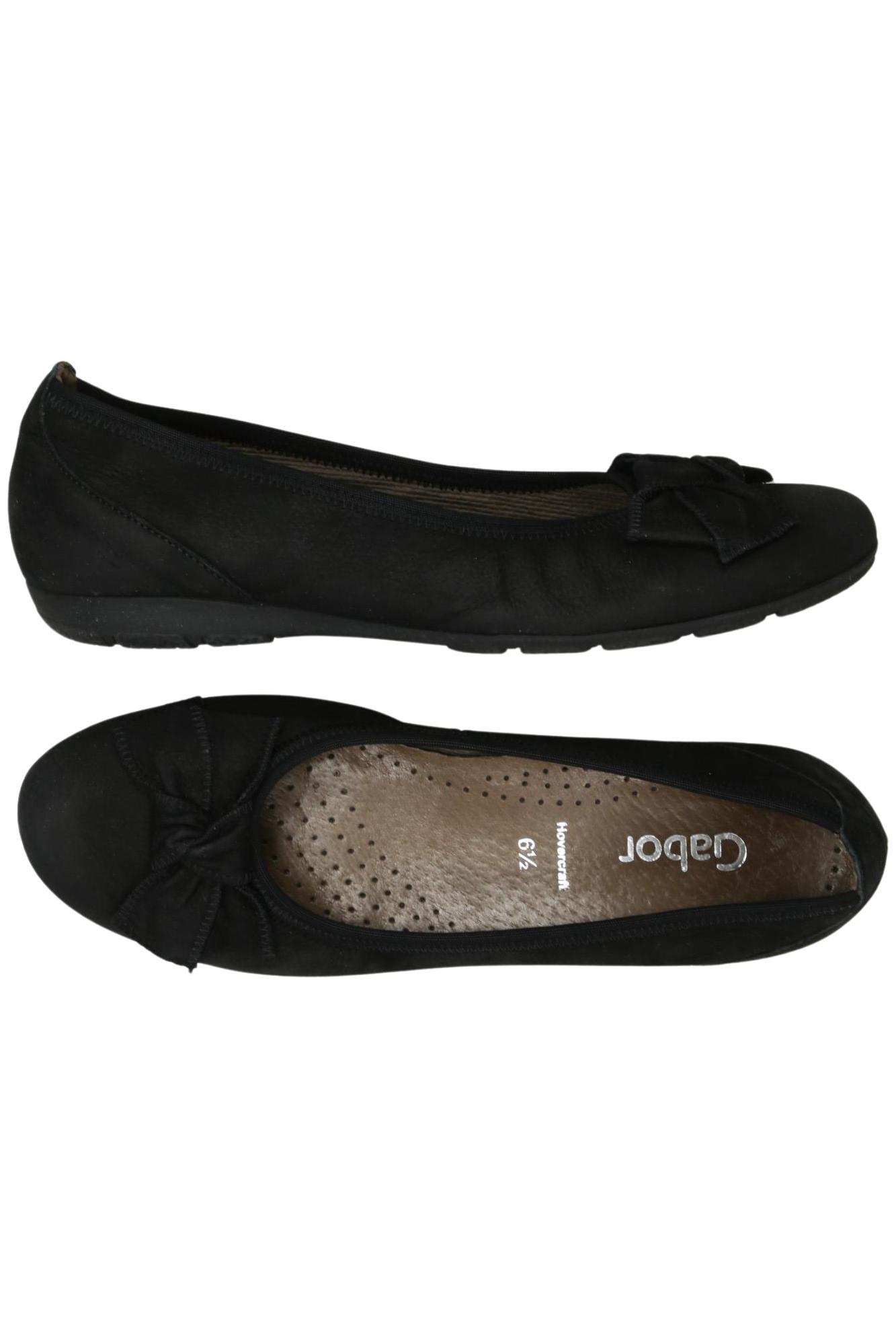 

Gabor Damen Ballerinas, schwarz, Gr. 6.5