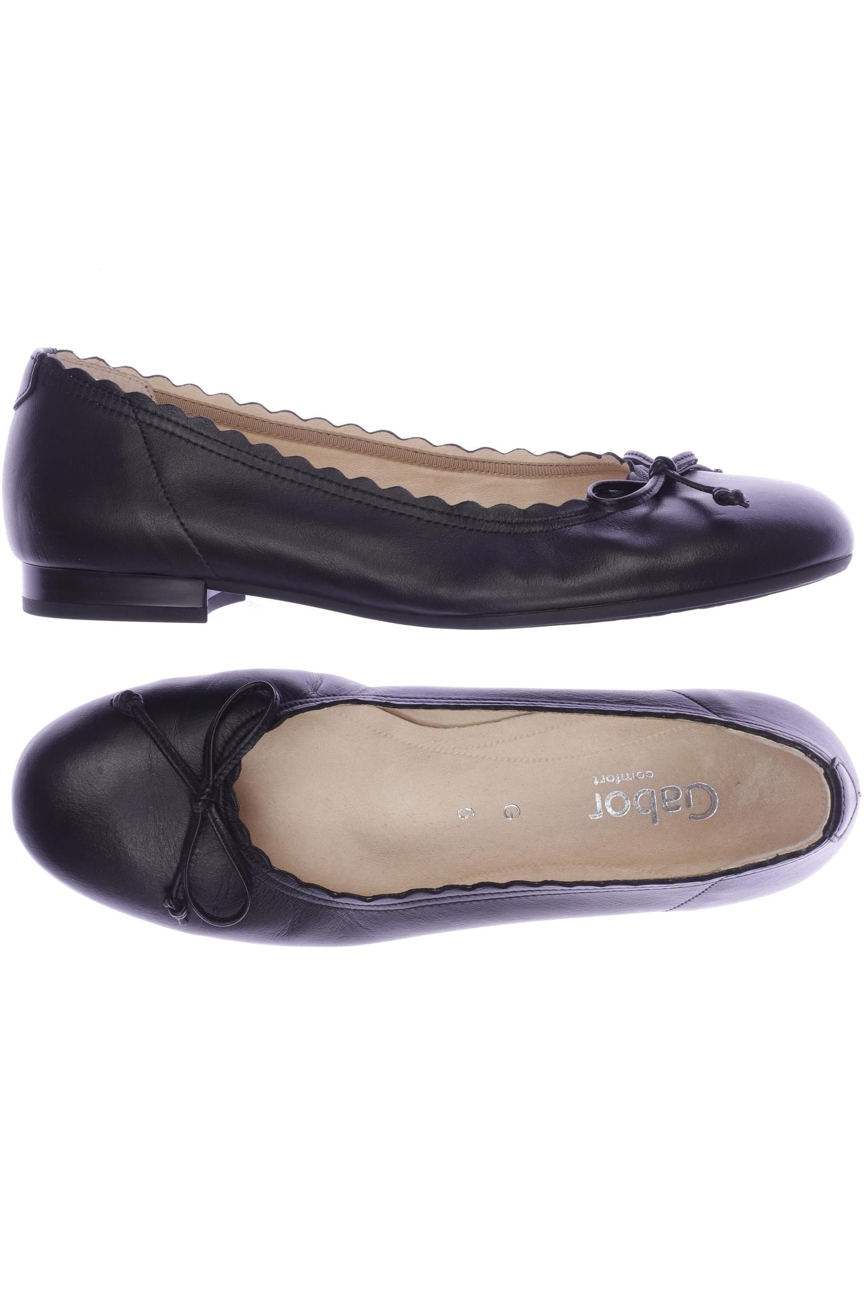 

Gabor Damen Ballerinas, schwarz, Gr. 5