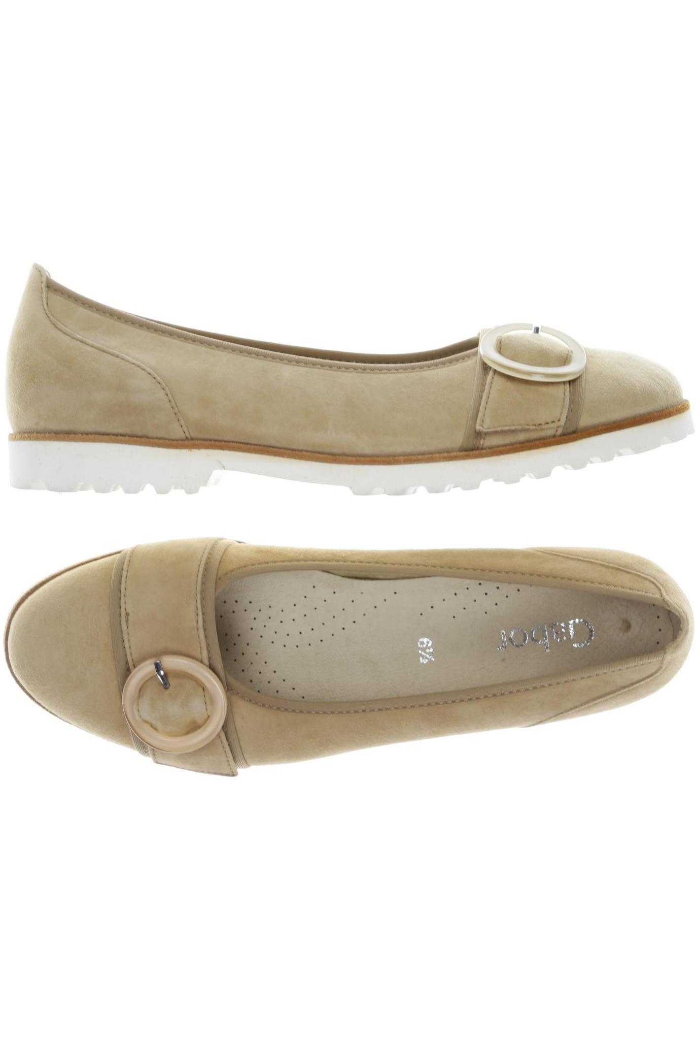 

Gabor Damen Ballerinas, beige, Gr. 6.5