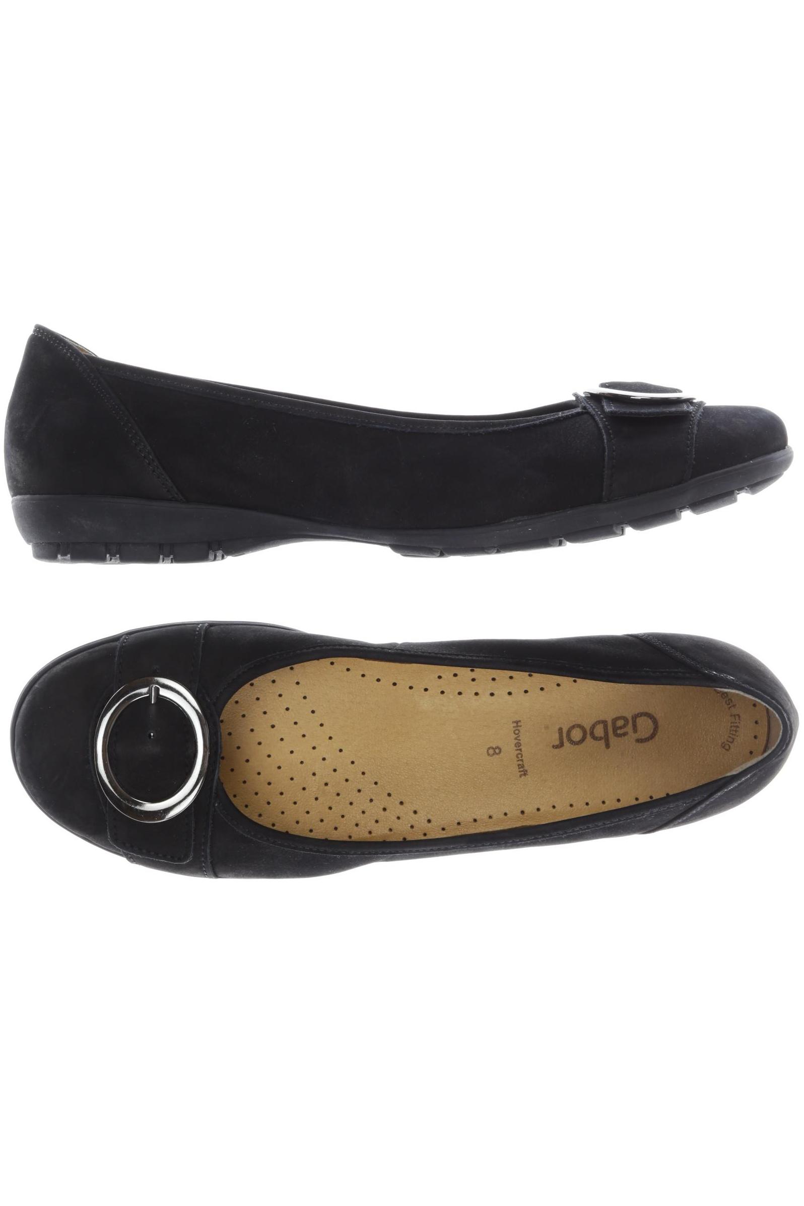 

Gabor Damen Ballerinas, schwarz, Gr. 8