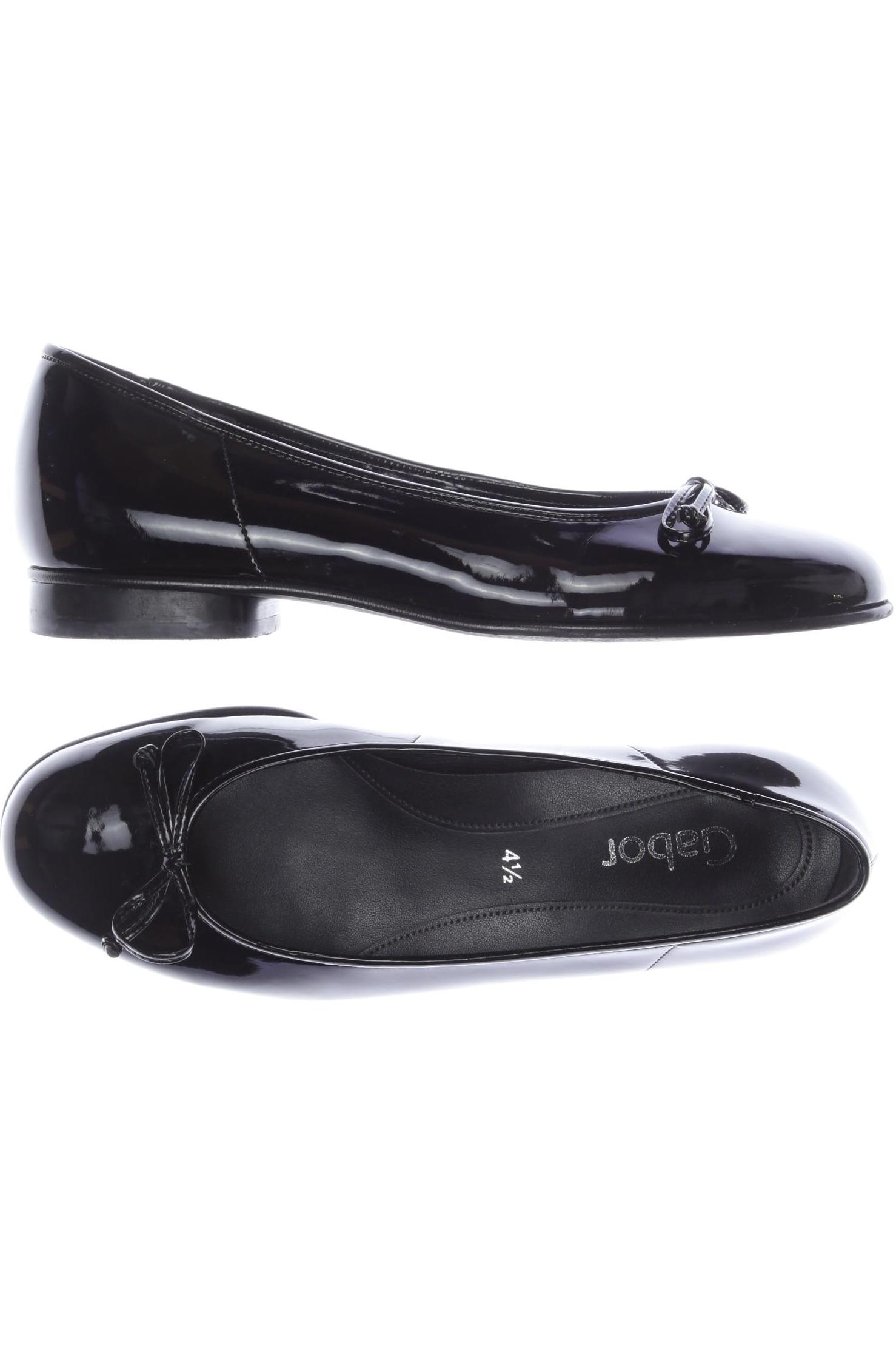 

Gabor Damen Ballerinas, schwarz, Gr. 4.5