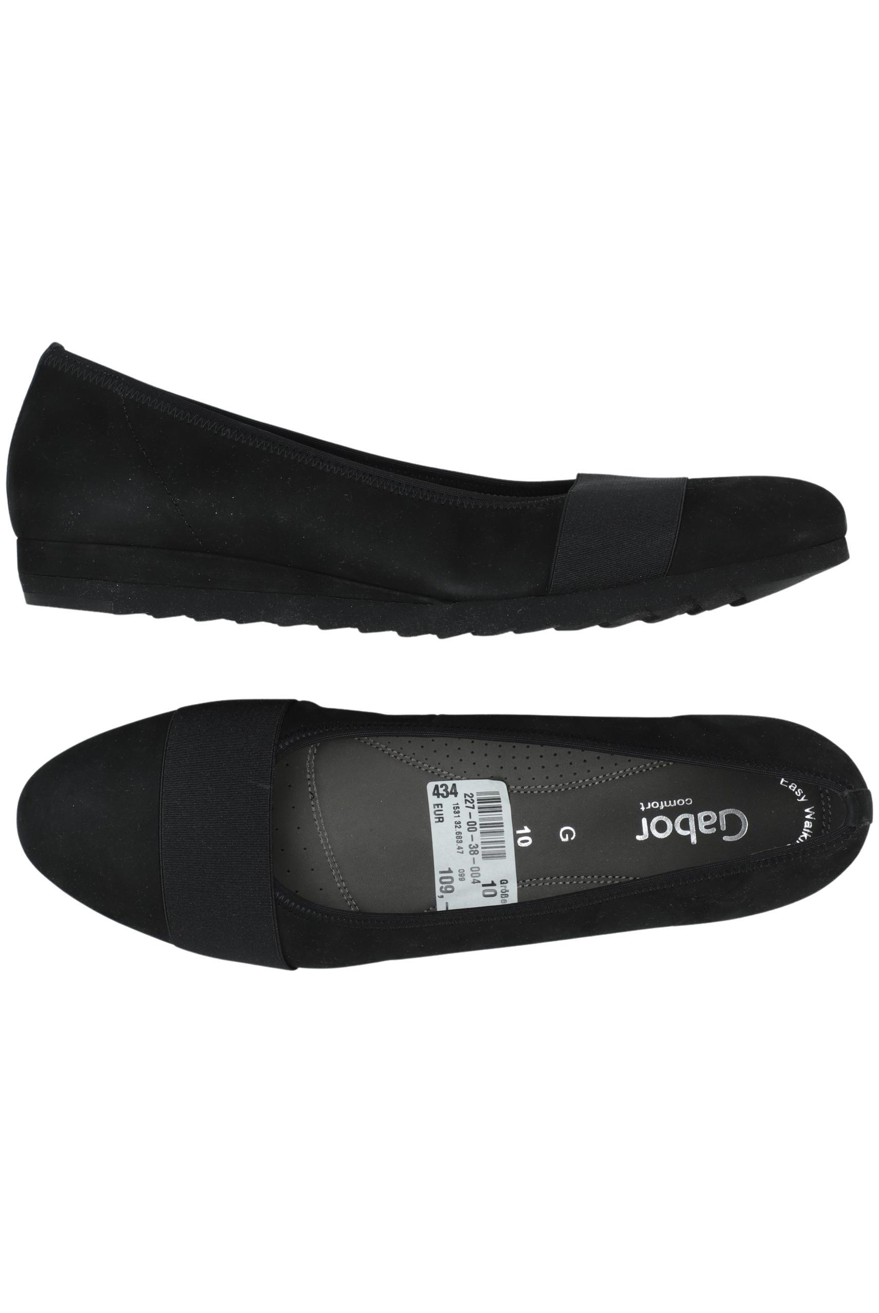 

Gabor Damen Ballerinas, schwarz, Gr. 9.5