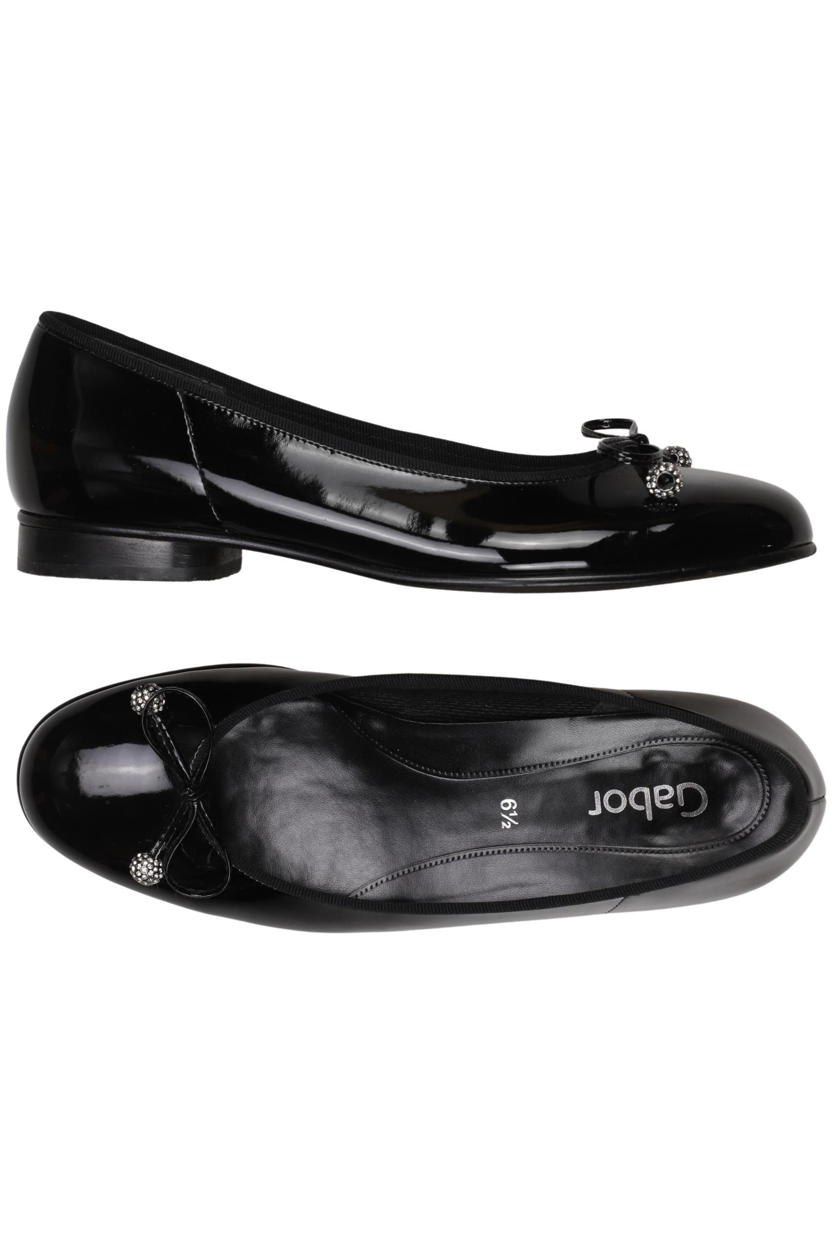

Gabor Damen Ballerinas, schwarz, Gr. 6.5