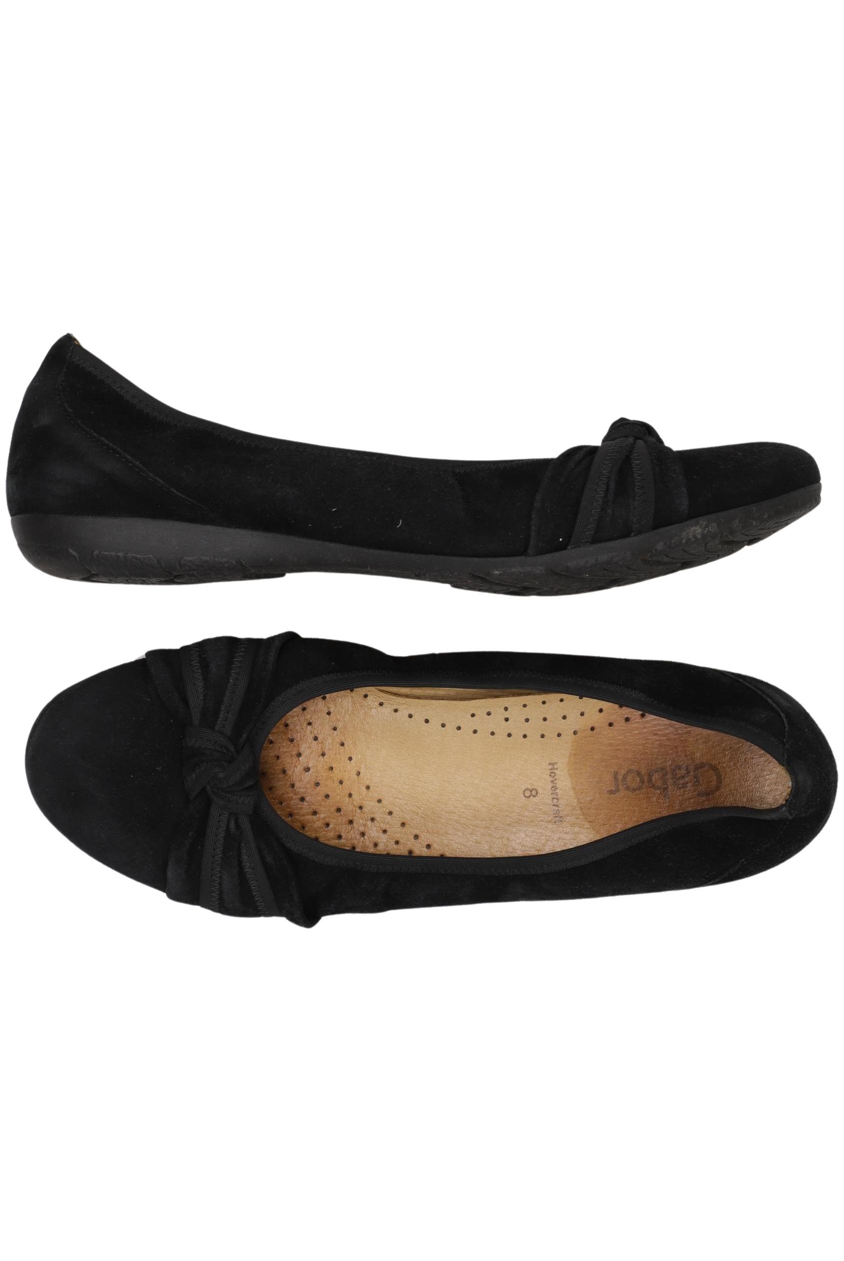 

Gabor Damen Ballerinas, schwarz, Gr. 8