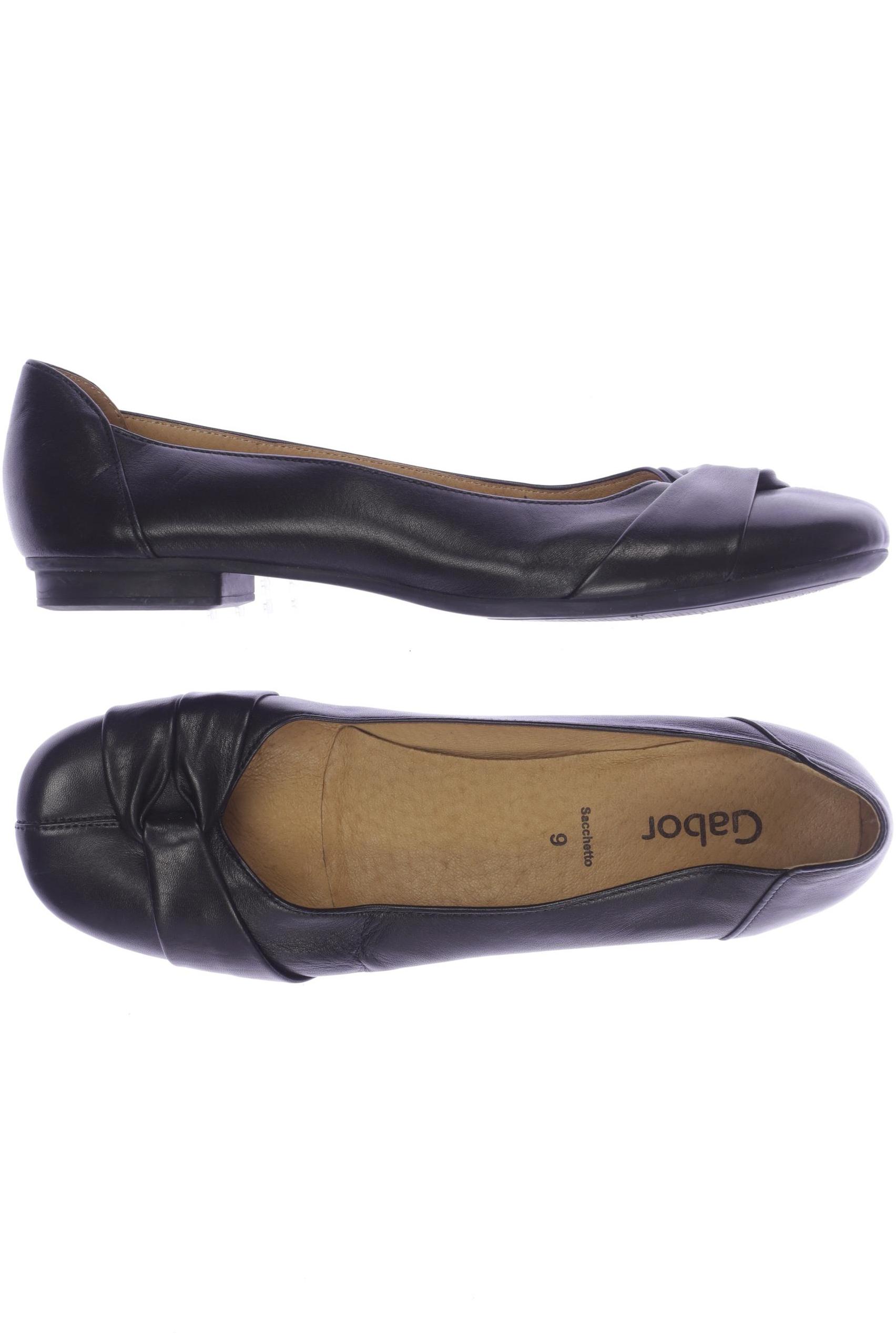 

Gabor Damen Ballerinas, schwarz, Gr. 9