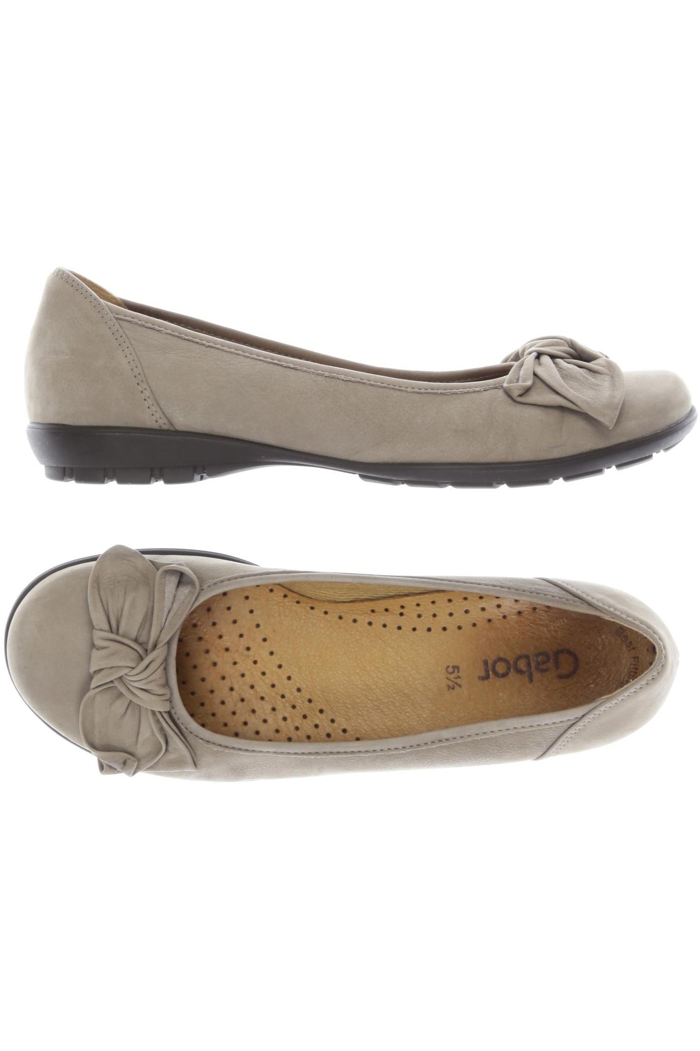 

Gabor Damen Ballerinas, beige, Gr. 5.5