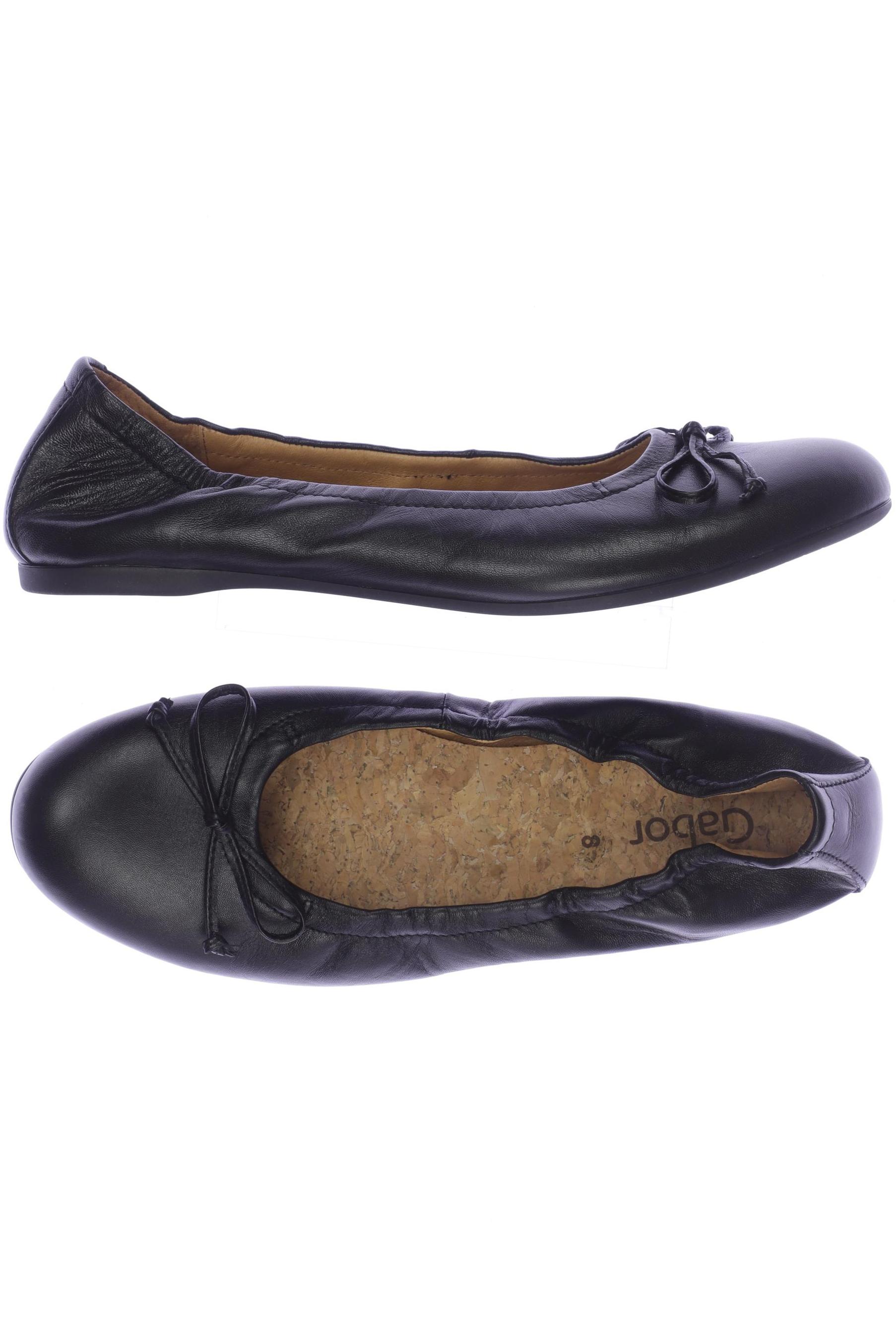 

Gabor Damen Ballerinas, schwarz, Gr. 8
