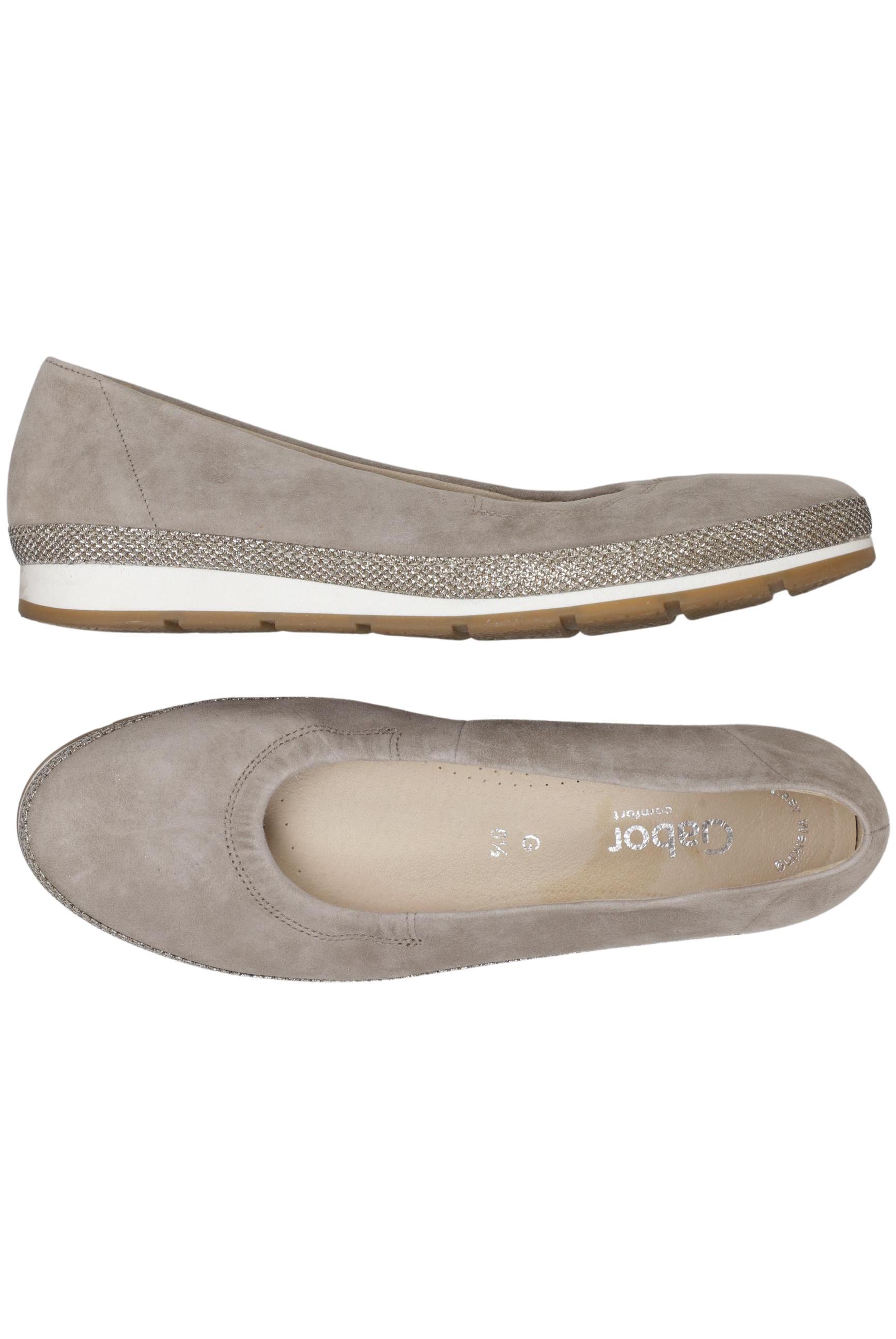 

Gabor Damen Ballerinas, beige, Gr. 6.5