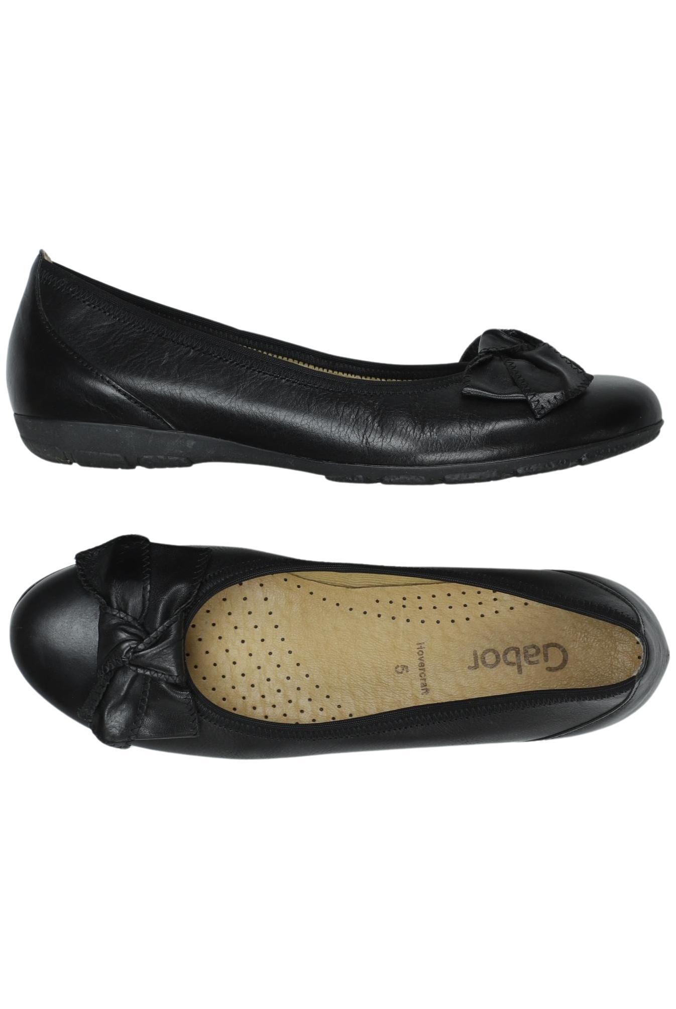 

Gabor Damen Ballerinas, schwarz, Gr. 5